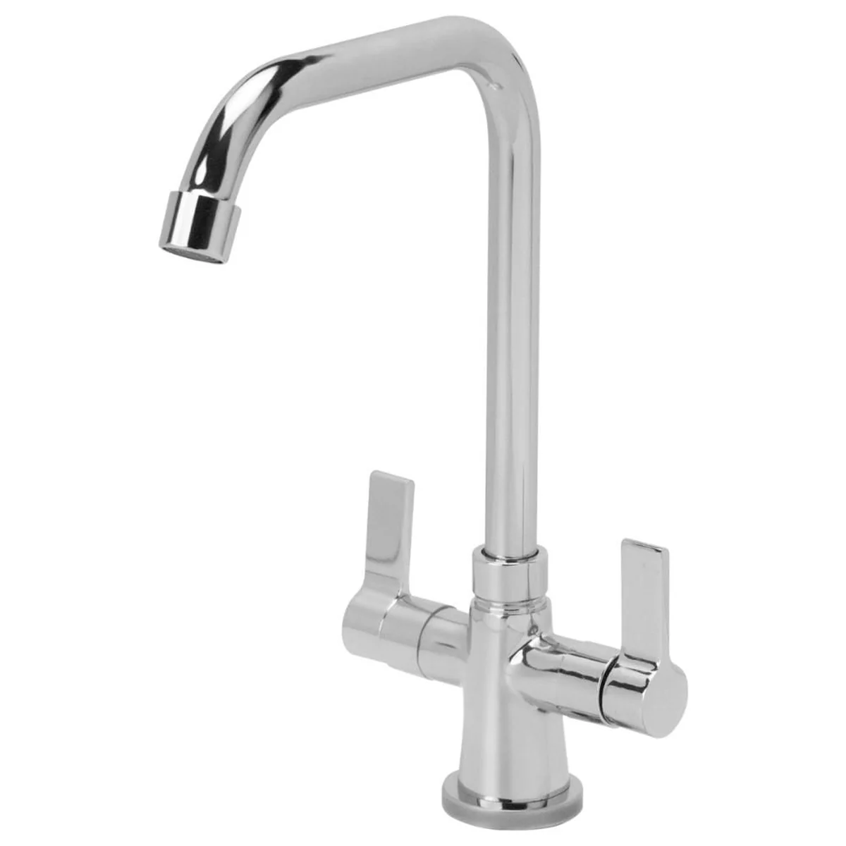 Monocomando para Cozinha Mesa Bica Alta Cromado Aladim - imagem 1