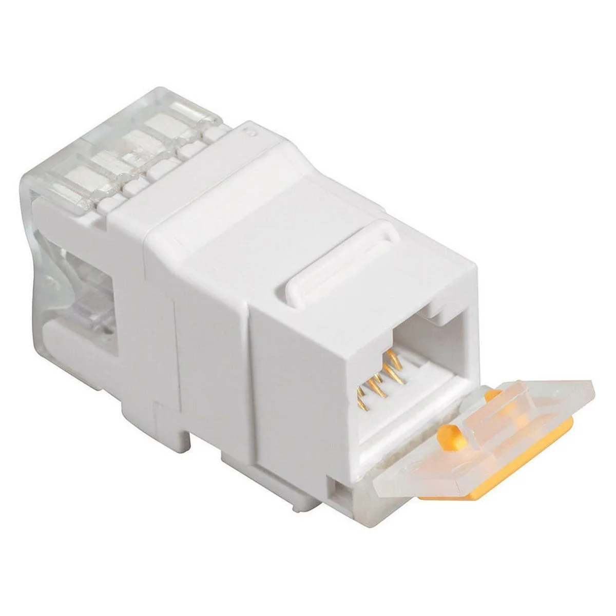 Tomada RJ45 CAT6 568AB Branco UTP Gigalan 35060601 Furukawa - imagem 1