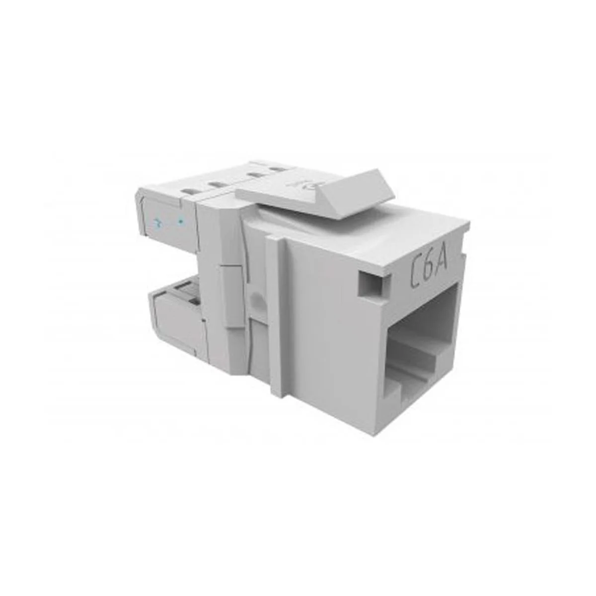 Tomada Fêmea Gigalan Augmented CAT6A T568A/B Bege Furukawa - imagem 1