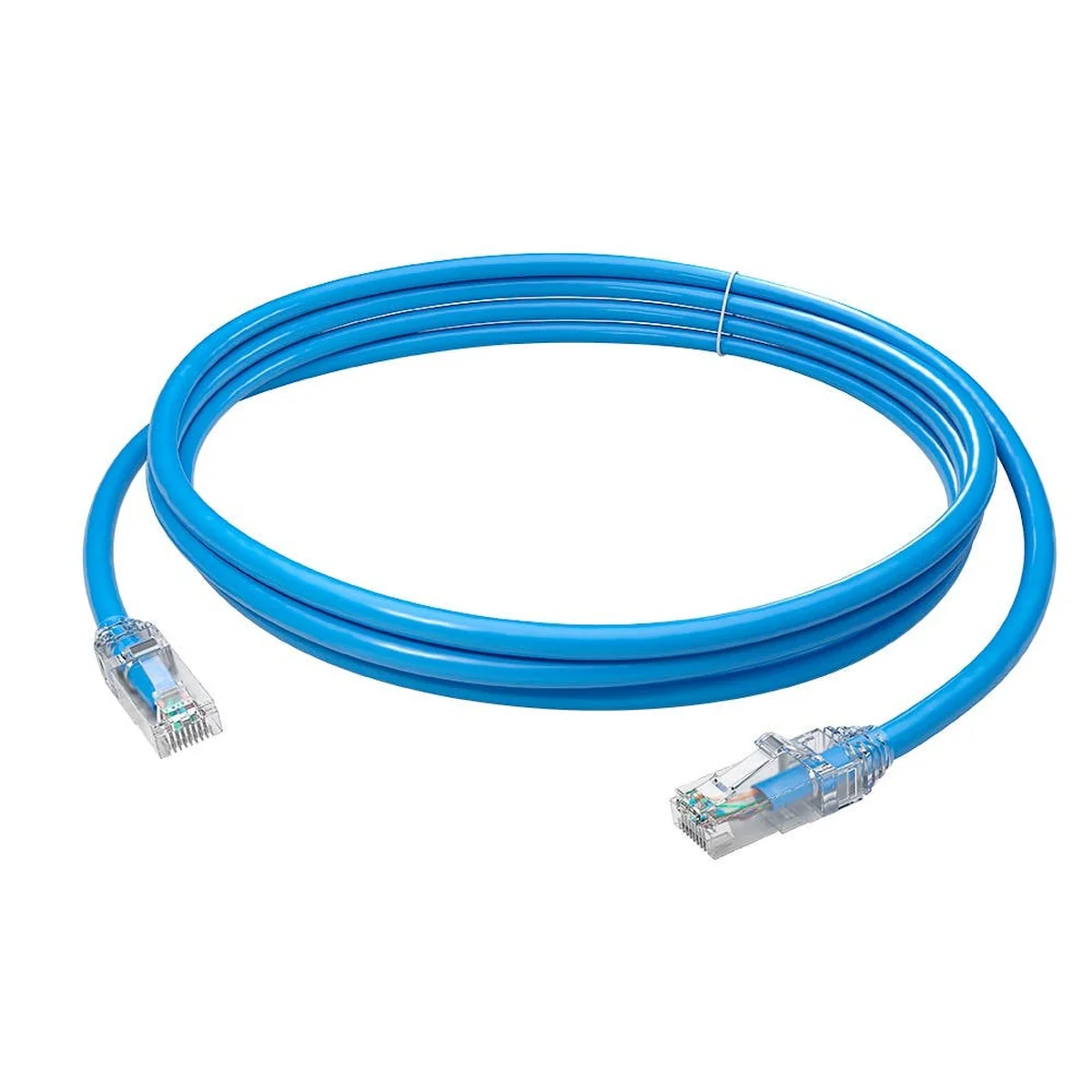 Patch Cord U/UTP Multilan CAT5E CM T568A/B 0.5 metro Azul Furukawa - imagem 1