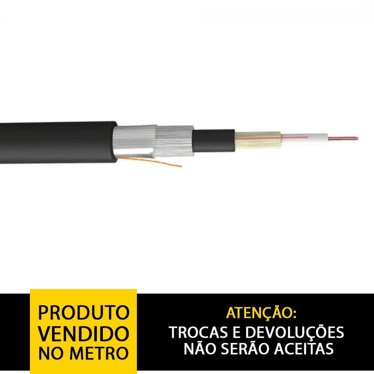 Cabo Óptico SM 8 Fibras OPTIC-LAN-AR PFV Interno/Externo 28033012 Furukawa - imagem 1