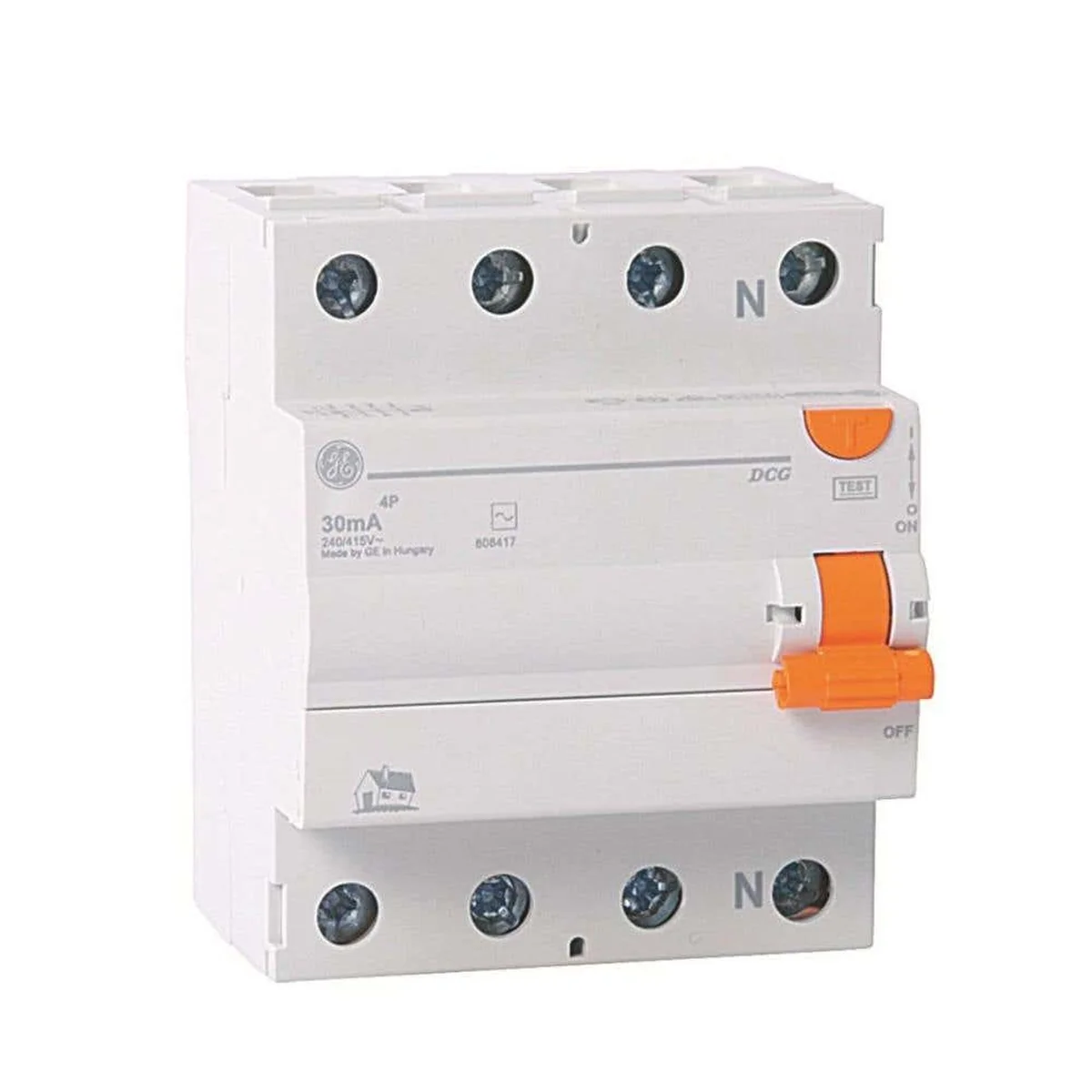 Interruptor Diferencial Residual 4 Polos 40A 30mA DCG44030 GE - imagem 1