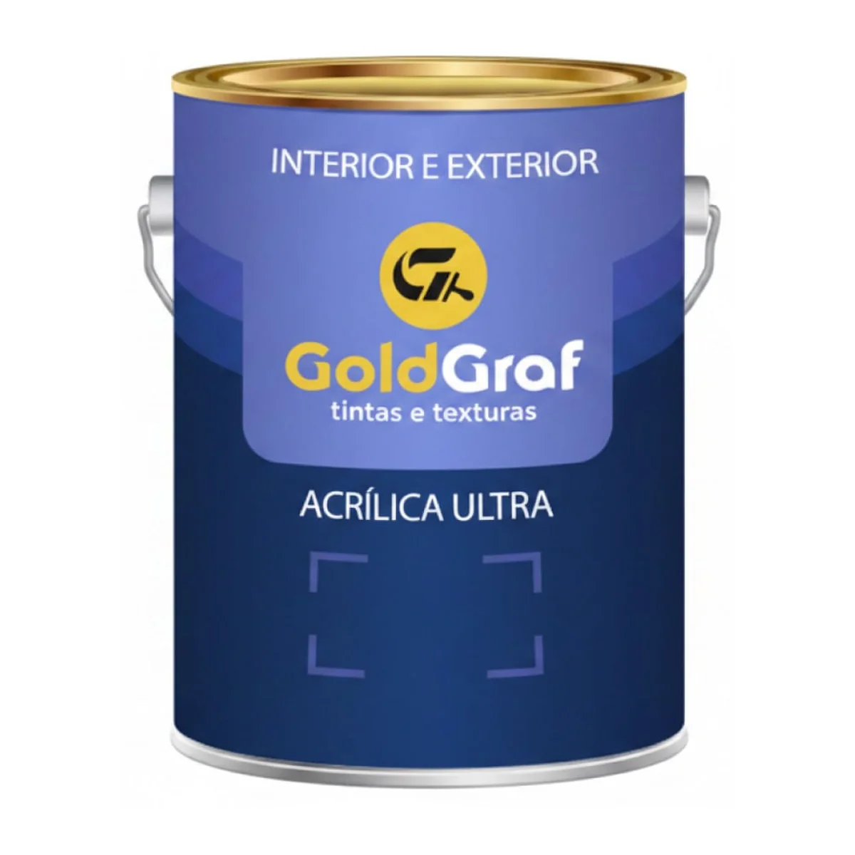 Tinta Standard Acrílica Fosco Branco 3,6L Goldgraf - imagem 1