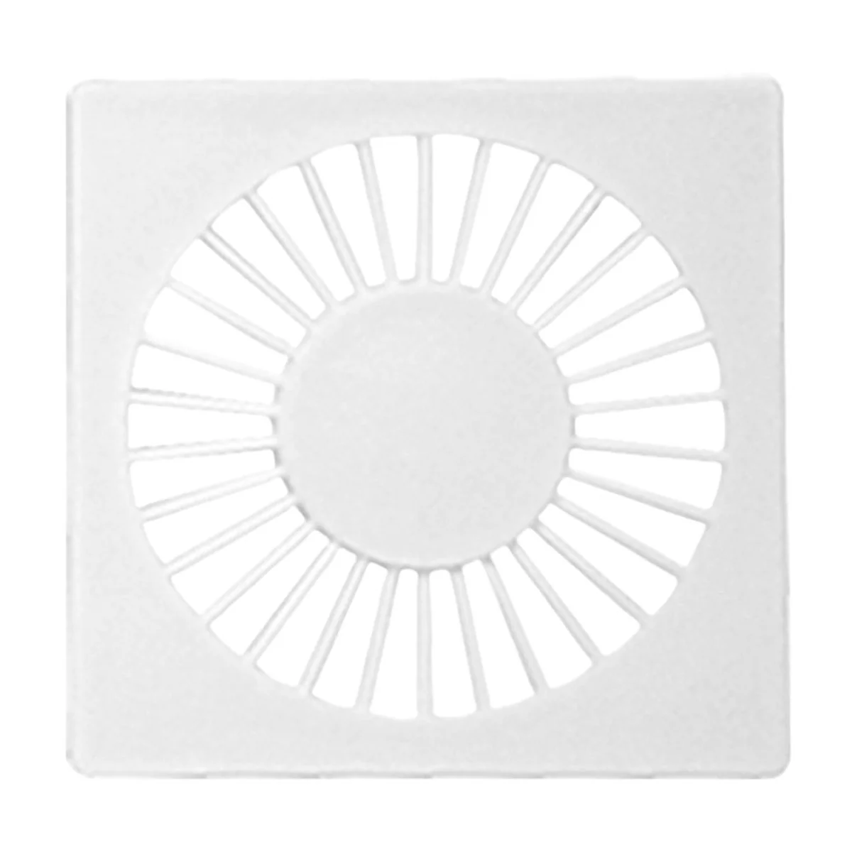 Grelha Quadrada Branca PVC para Ralo Grap - imagem 1