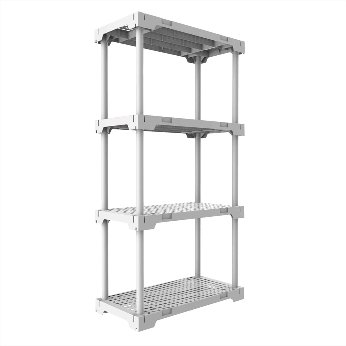 Estante Plástica Poly Eco 4 Prateleiras 70x35X127cm Grifit - imagem 1