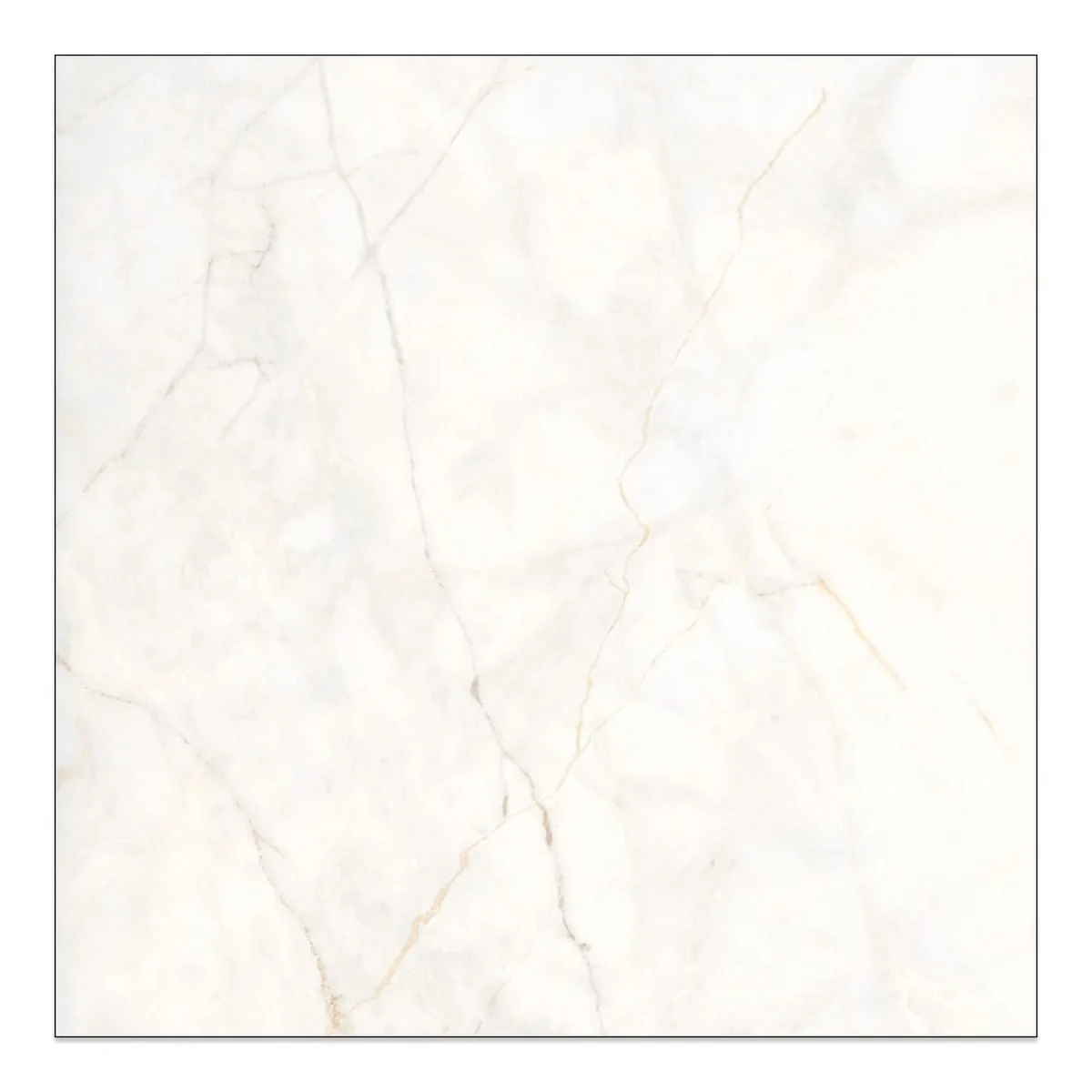 Piso Artemis White Retificado Polido Branco 75x75cm 2,82m2 - imagem 1