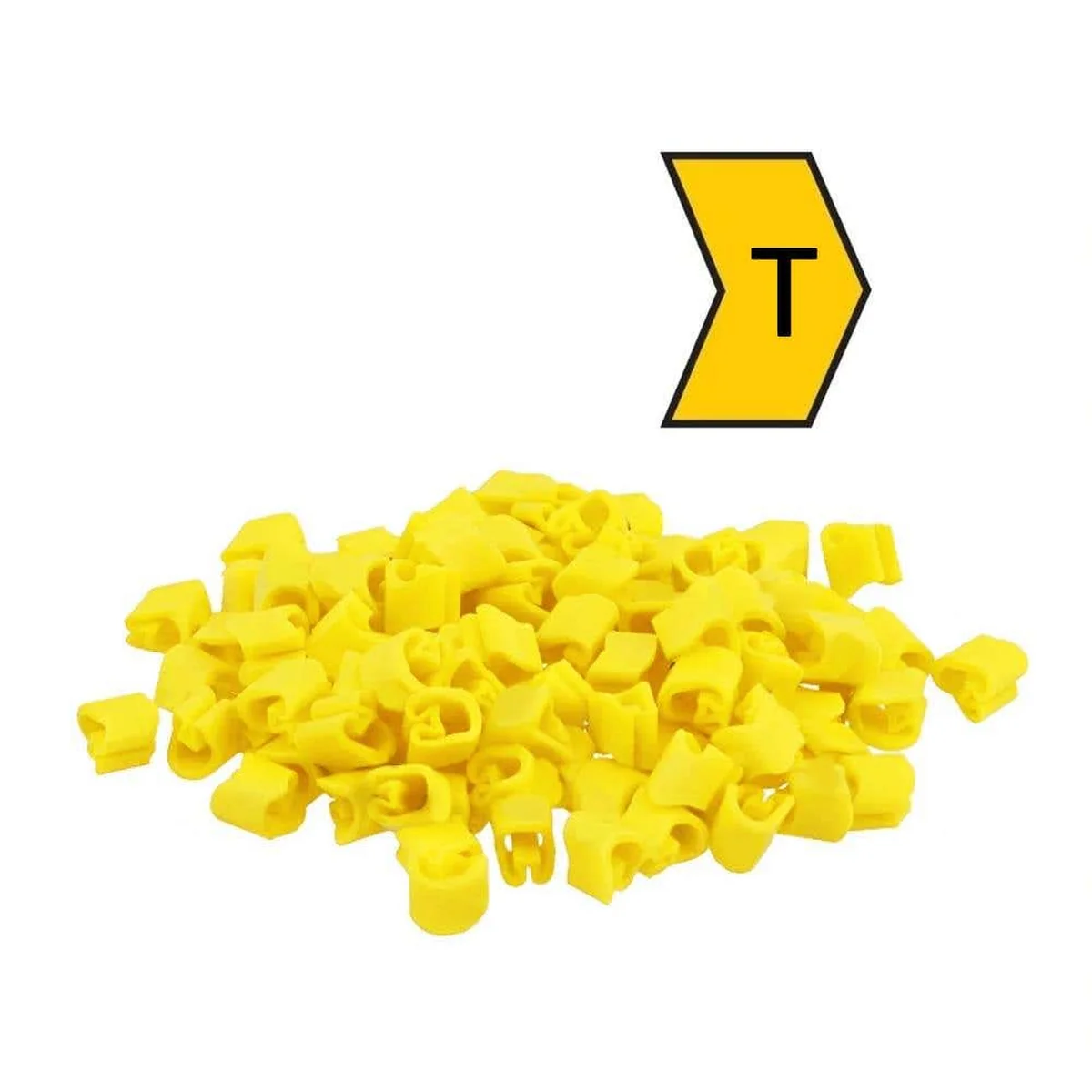 Marcador Millenium MHG3/7 T 1,5-10mm² Com 100 Amarelo Hellermann - imagem 1
