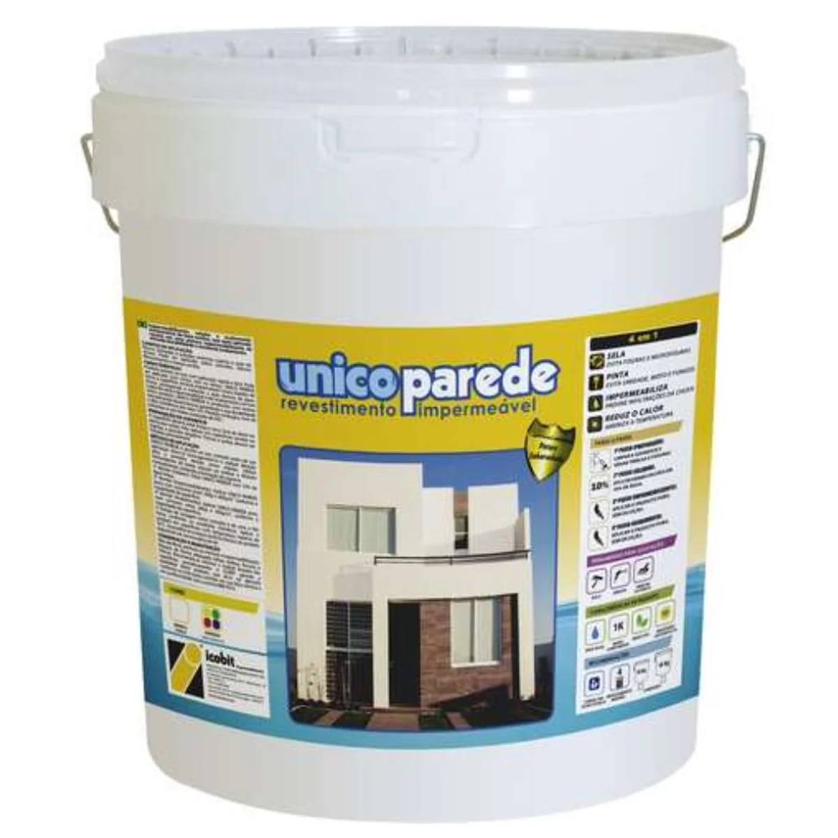IMPERMEABILIZANTE ACR UNICO PAR BR 10KG PARED EXT E FACHAD - imagem 1