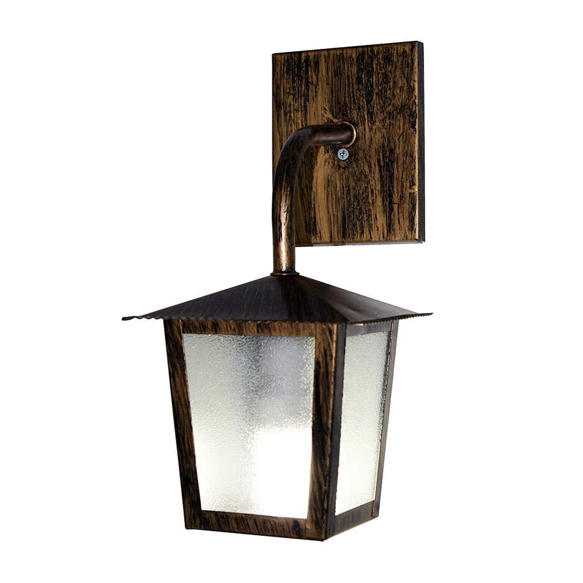 Arandela Colonial Ouro Velho Quadrada Para Lâmpada E27x60W L2B Ideal Iluminação - imagem 1