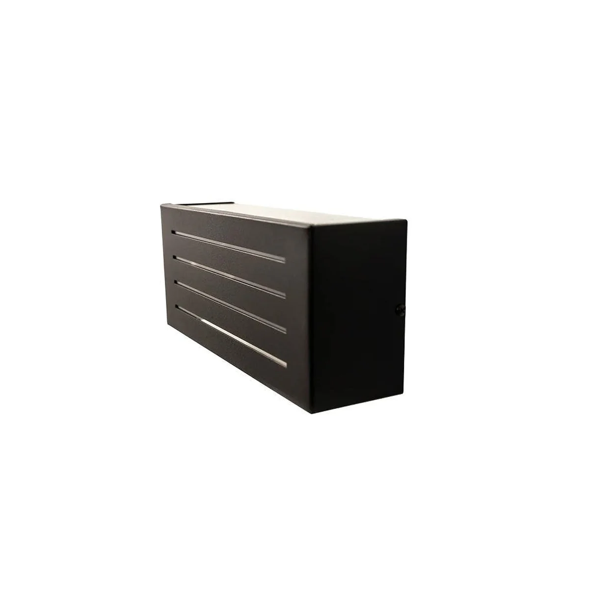 Arandela Flash Preto Para 2 Lâmpadas Base E27 Frisos Ideal Iluminação - imagem 1