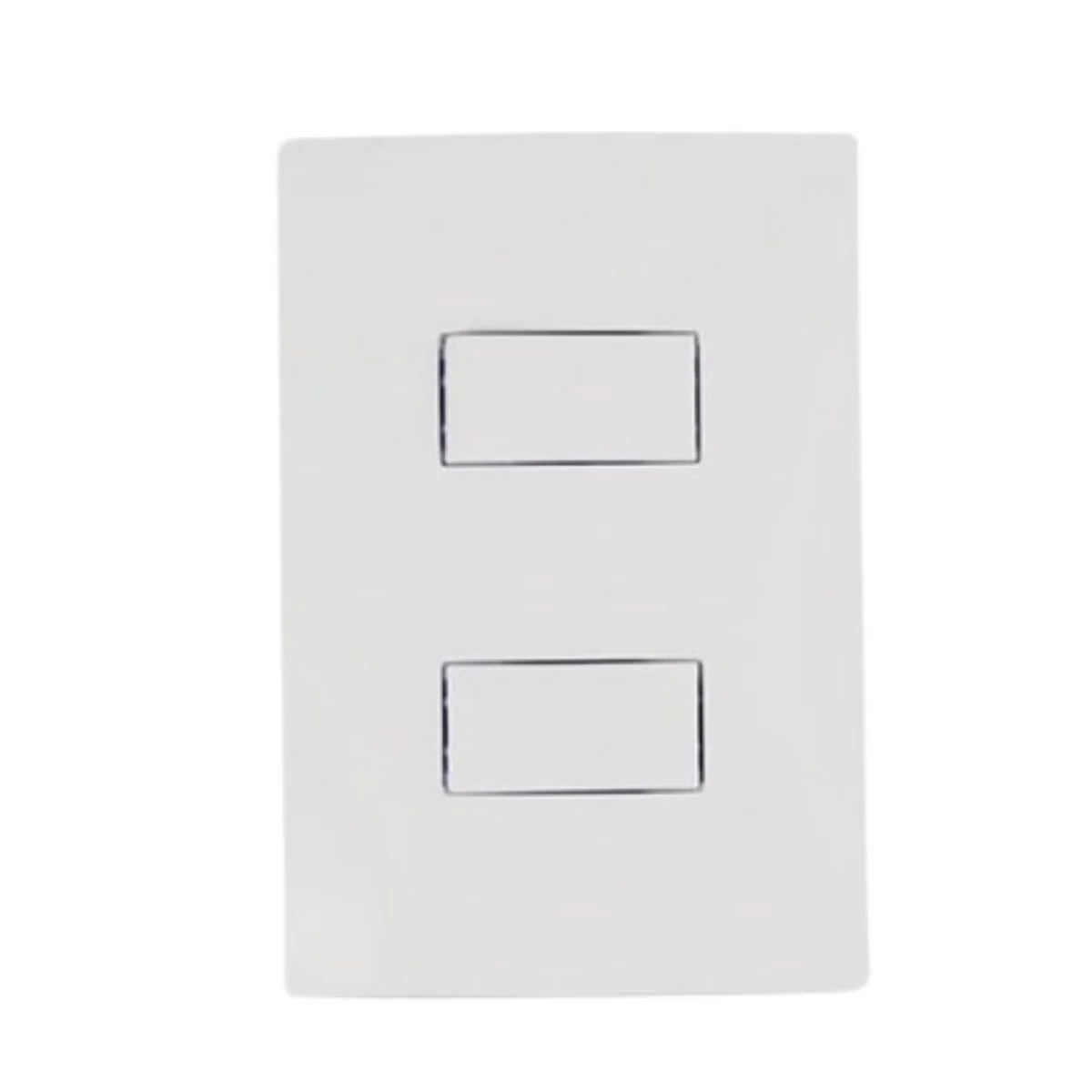 Conjunto 2 Interruptores Simples 10A/250V 4x2 Branco i9 - imagem 1