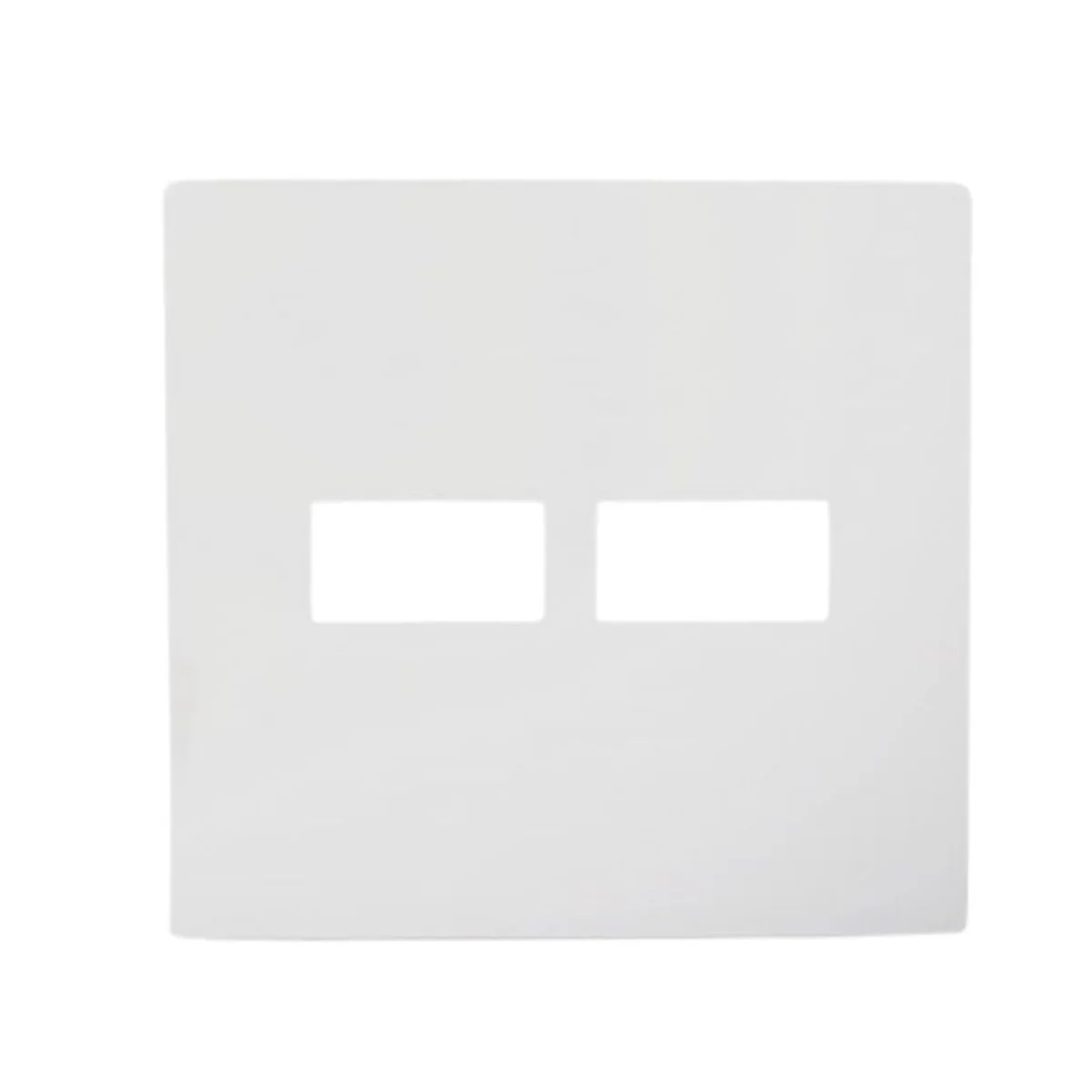 Placa 2 Postos 4x4 com Suporte Branca i9 - imagem 1