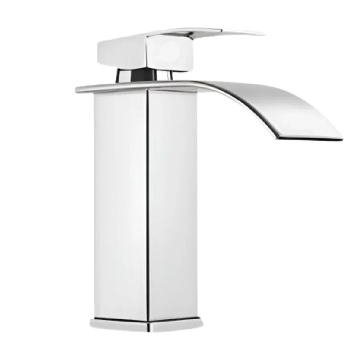 Monocomando para Banheiro Mesa Bica Baixa Cromado Cascata Sofie - imagem 1