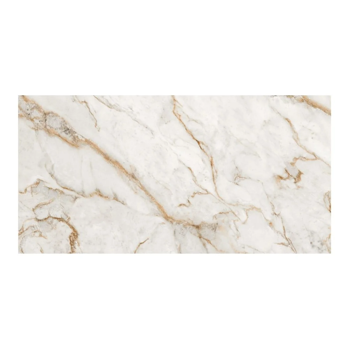 Porcelanato Marmo Gold Retificado Polido Bege 60x120cm 2,20m2 - imagem 1