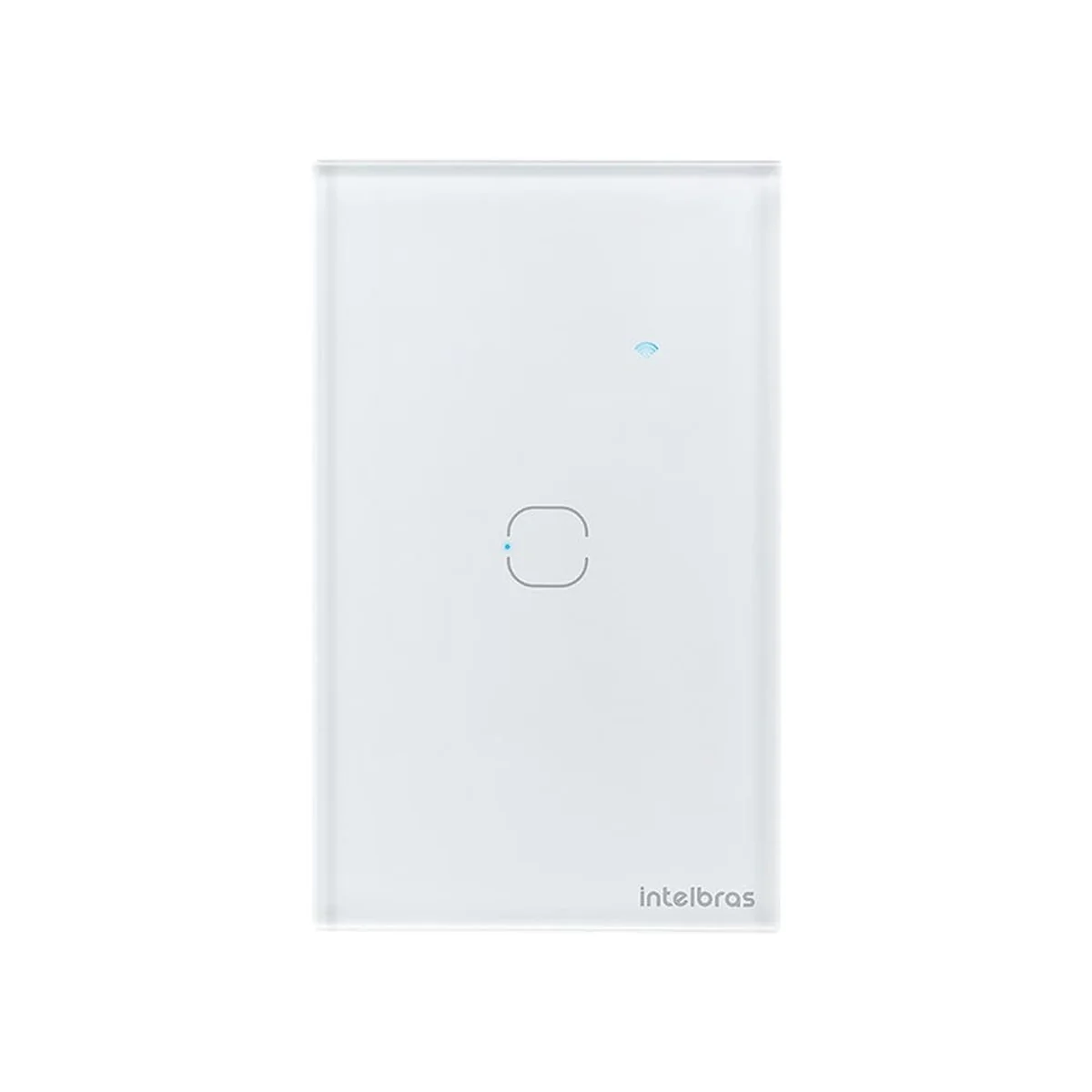 Conjunto Interrup. Inteligente Wi-Fi 1 Tecla Branco EWS1001 Intelbras - imagem 1