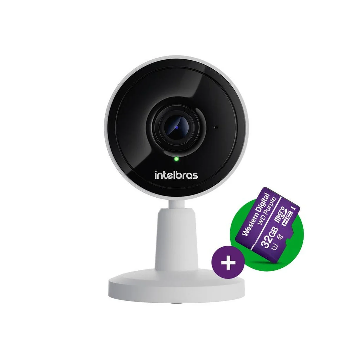 Câmera Wi-Fi Mibo IMX1 1MP 10 Metros Branca Com SD 4590011 Intelbras - imagem 1
