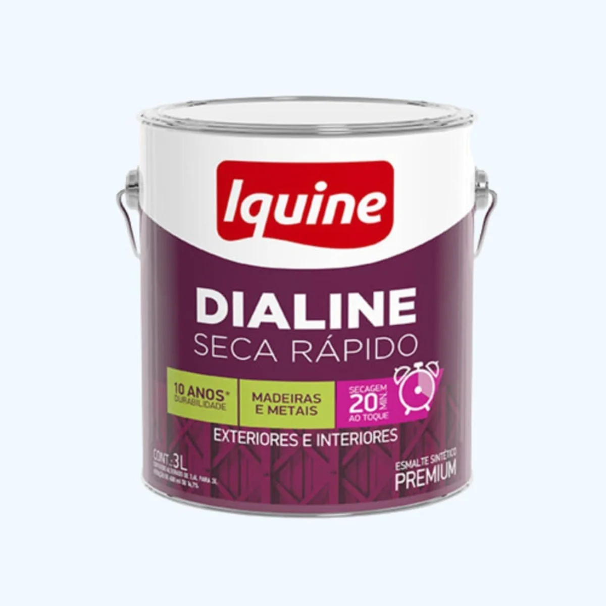 Esmalte Premium Sintético Fosco Dialine 3L - imagem 1