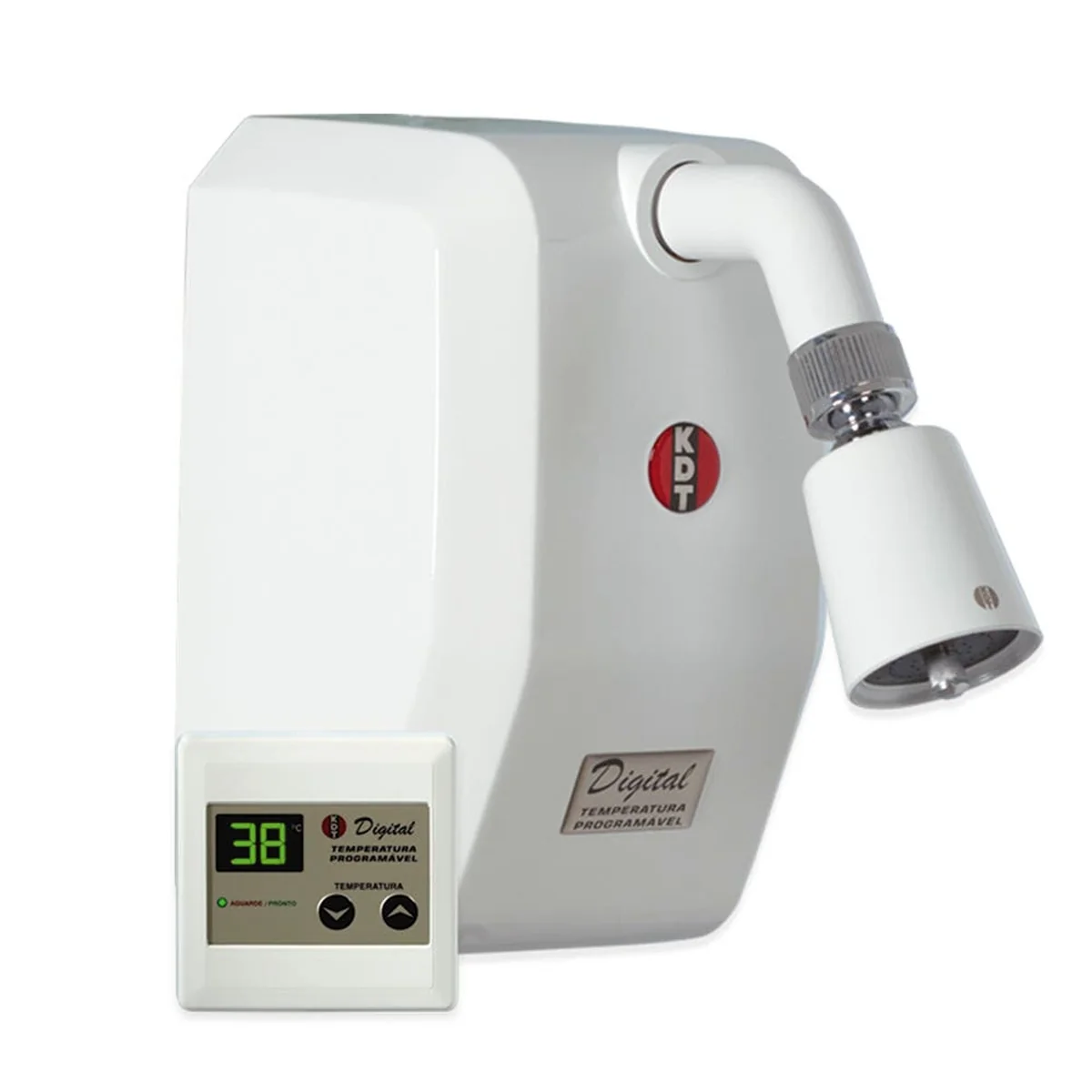 Ducha Digital Branco 220V 8800W Sem Desviador 2281 KDT - imagem 1