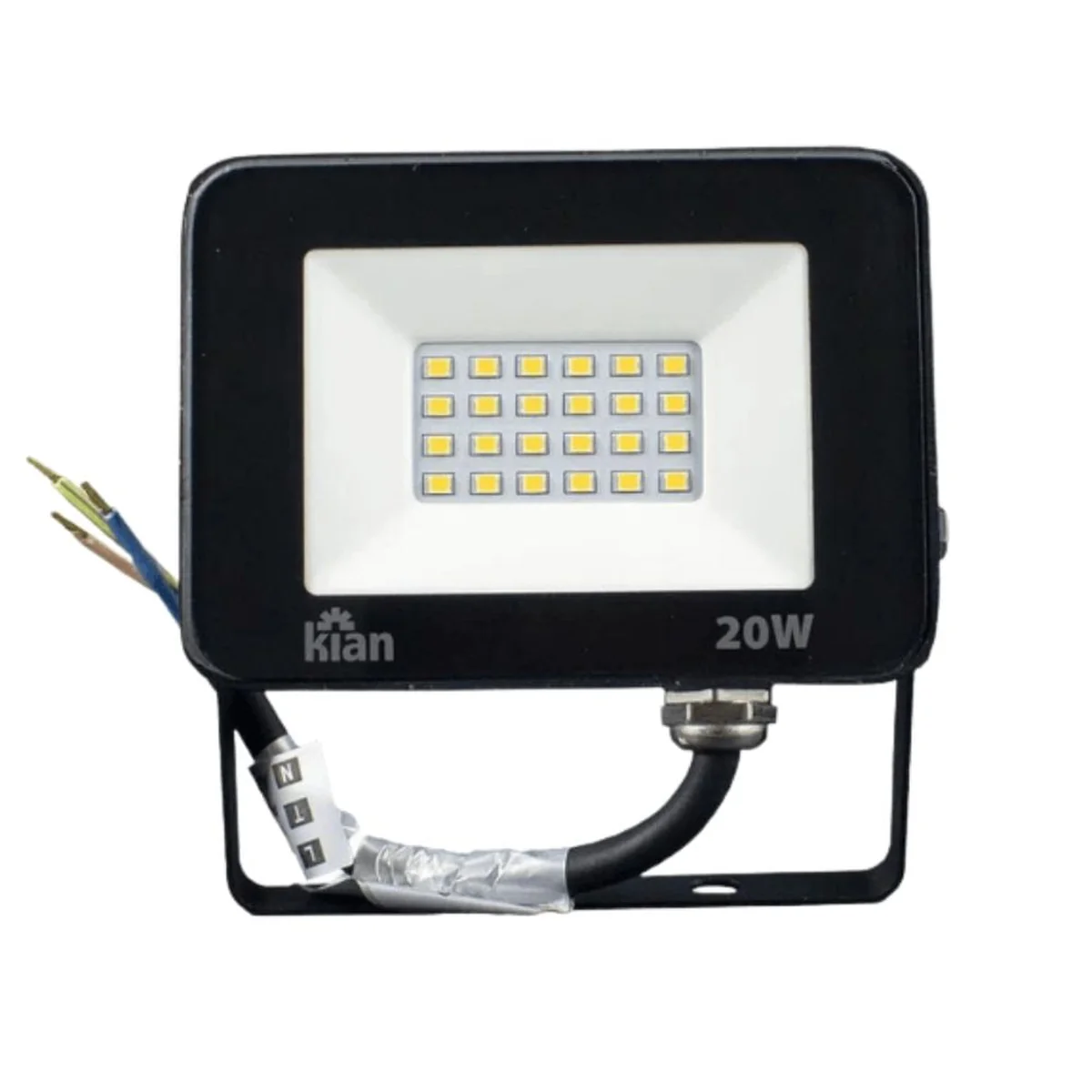 Refletor LED de Alumínio Projetor IP65 20W 1200 Lúmens Bivolt Kian - imagem 1
