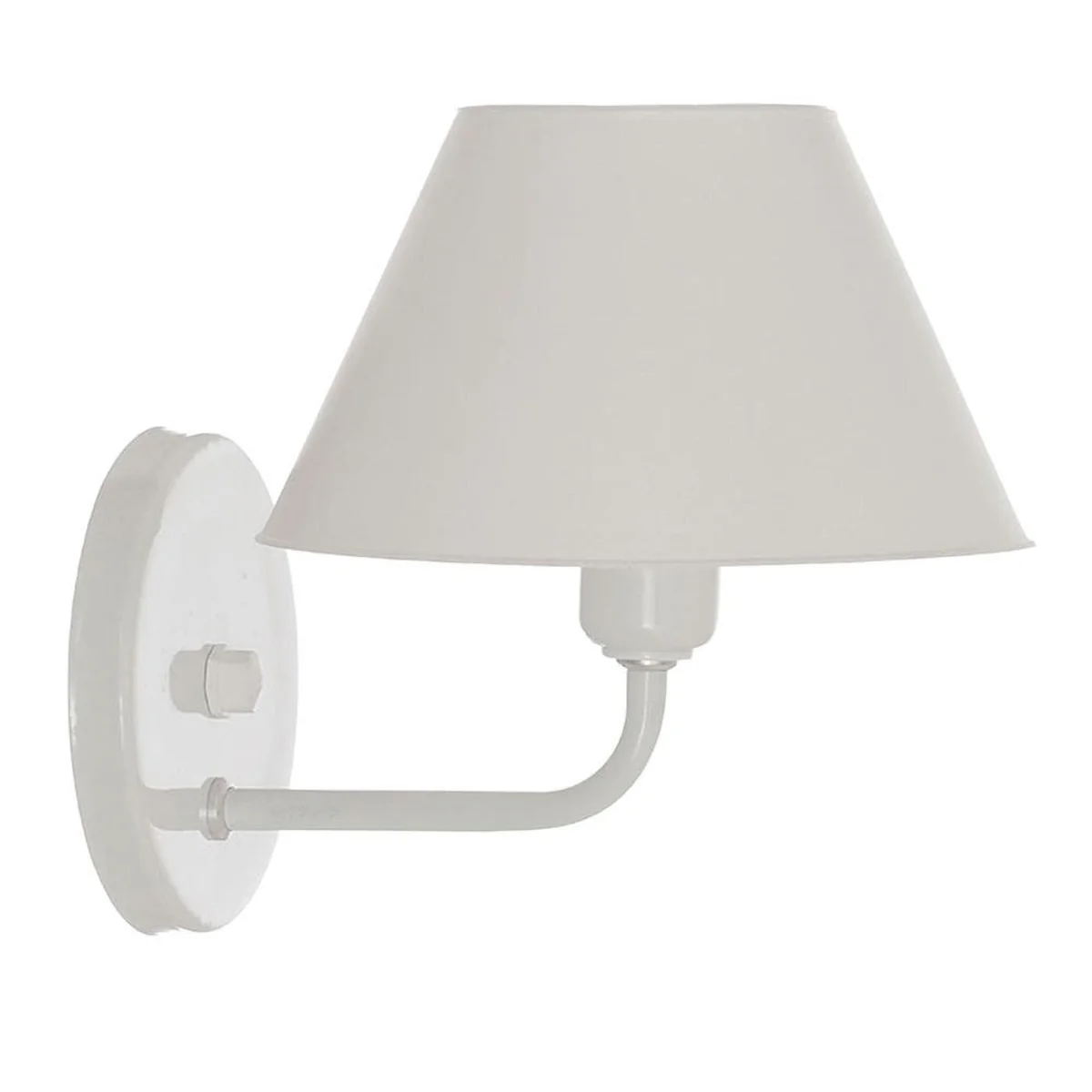 Arandela Classic Branca Para Lâmpada E27 Cúpula 18cm KKAR007 Klak - imagem 1