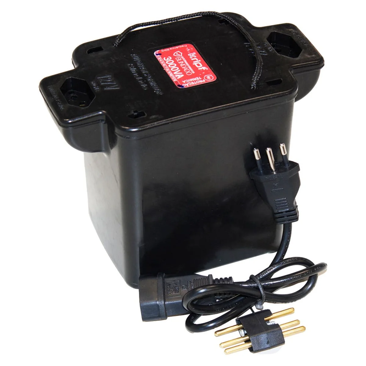 Autotransformador 3000VA Blindado Entrada/Saída 110/220V Kript - imagem 1