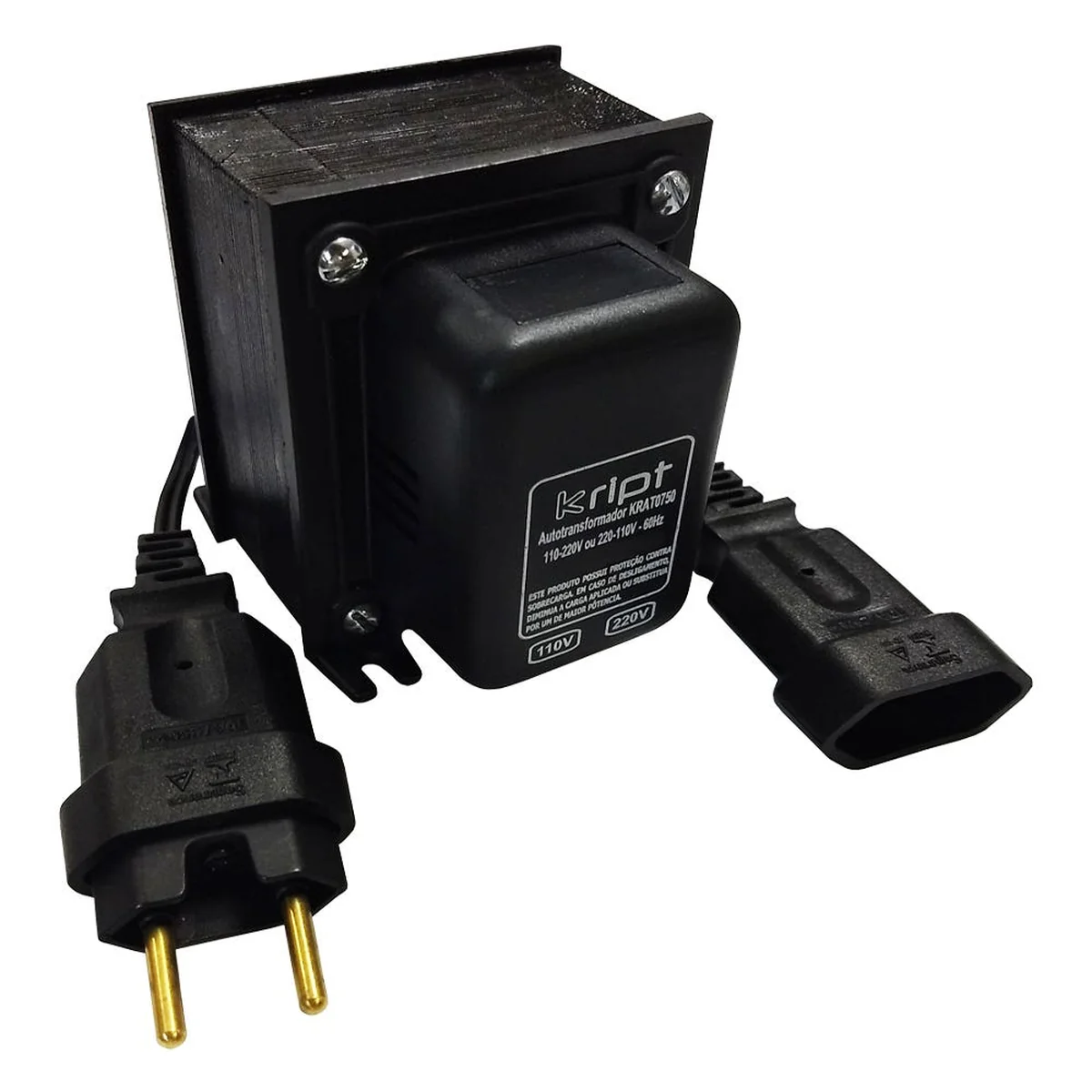 Autotransformador 500VA Entrada/Saída 110/220V Kript - imagem 1