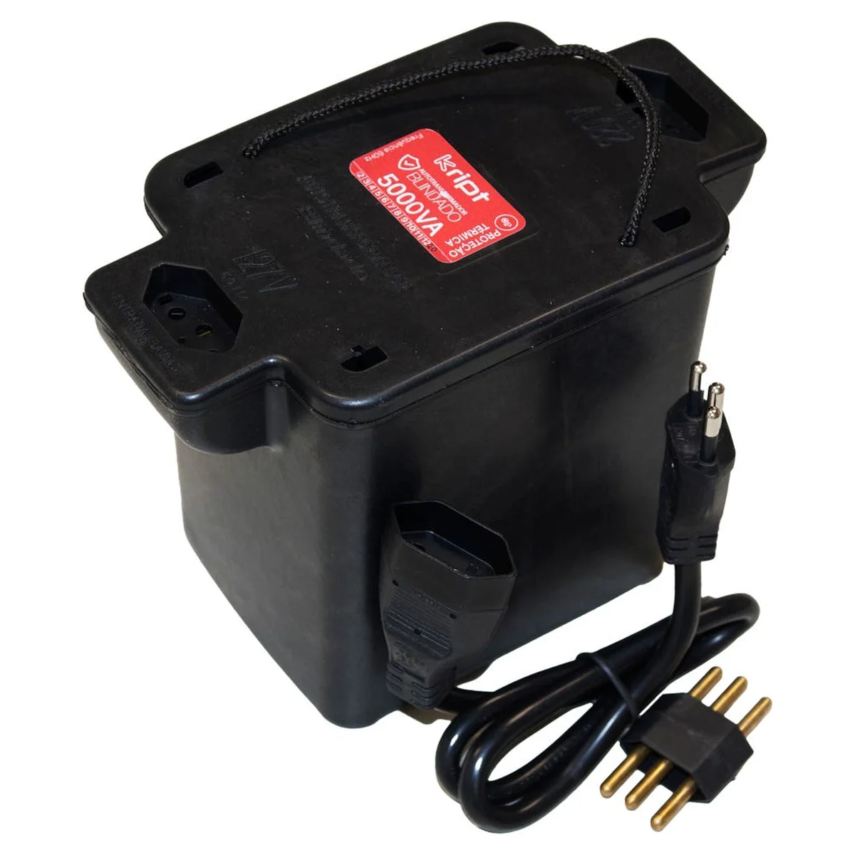 Autotransformador 5000VA Blindado Entrada/Saída 110/220V Kript - imagem 1