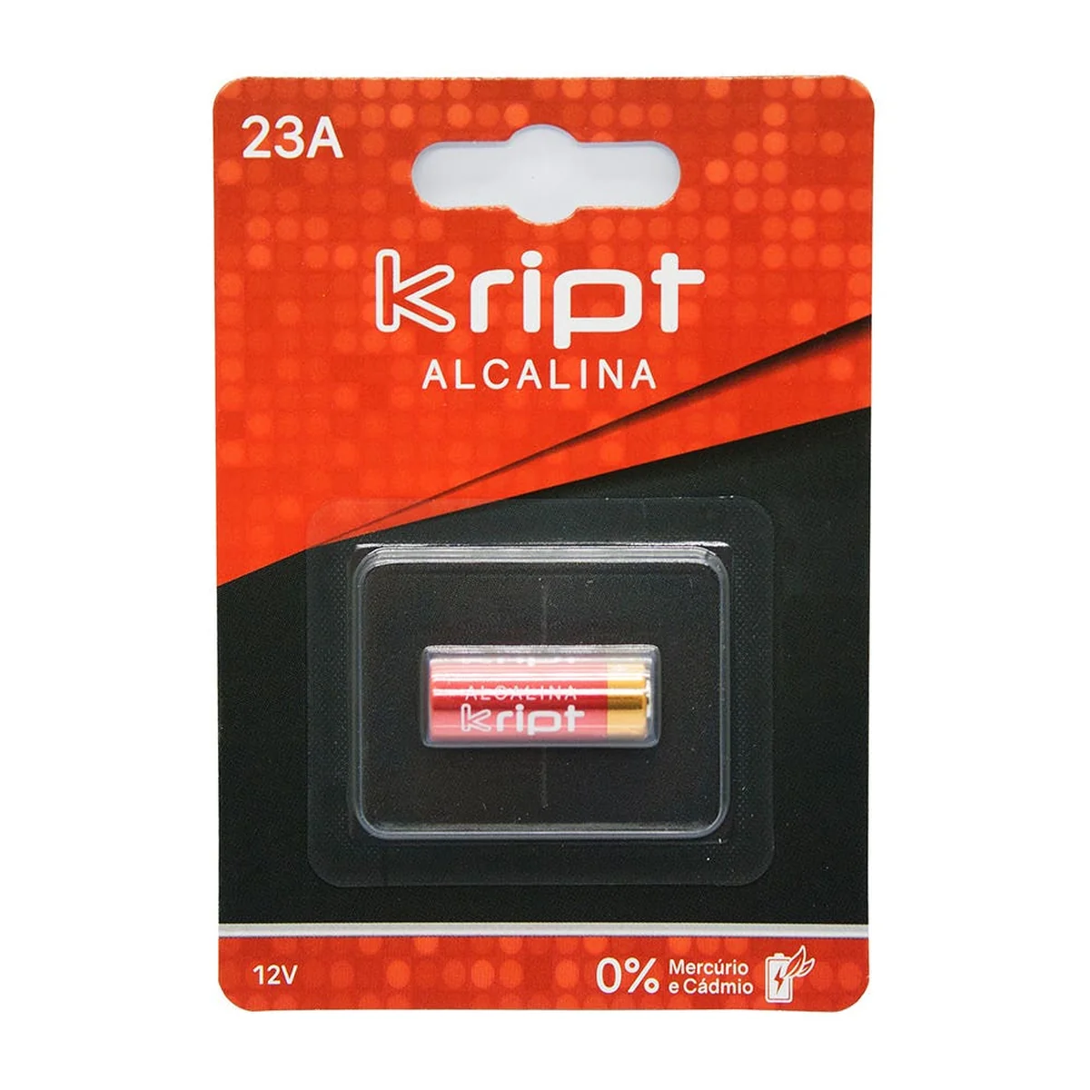 Bateria Alcalina Para Alarme Controle Portão Eletrônico 12V LR23A Kript - imagem 1