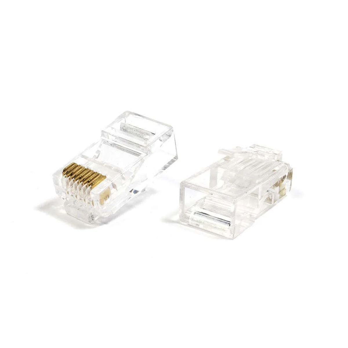 Plug RJ45 CAT6 UTP Para Cabo DIV Com Guia Com 6 Kript - imagem 1