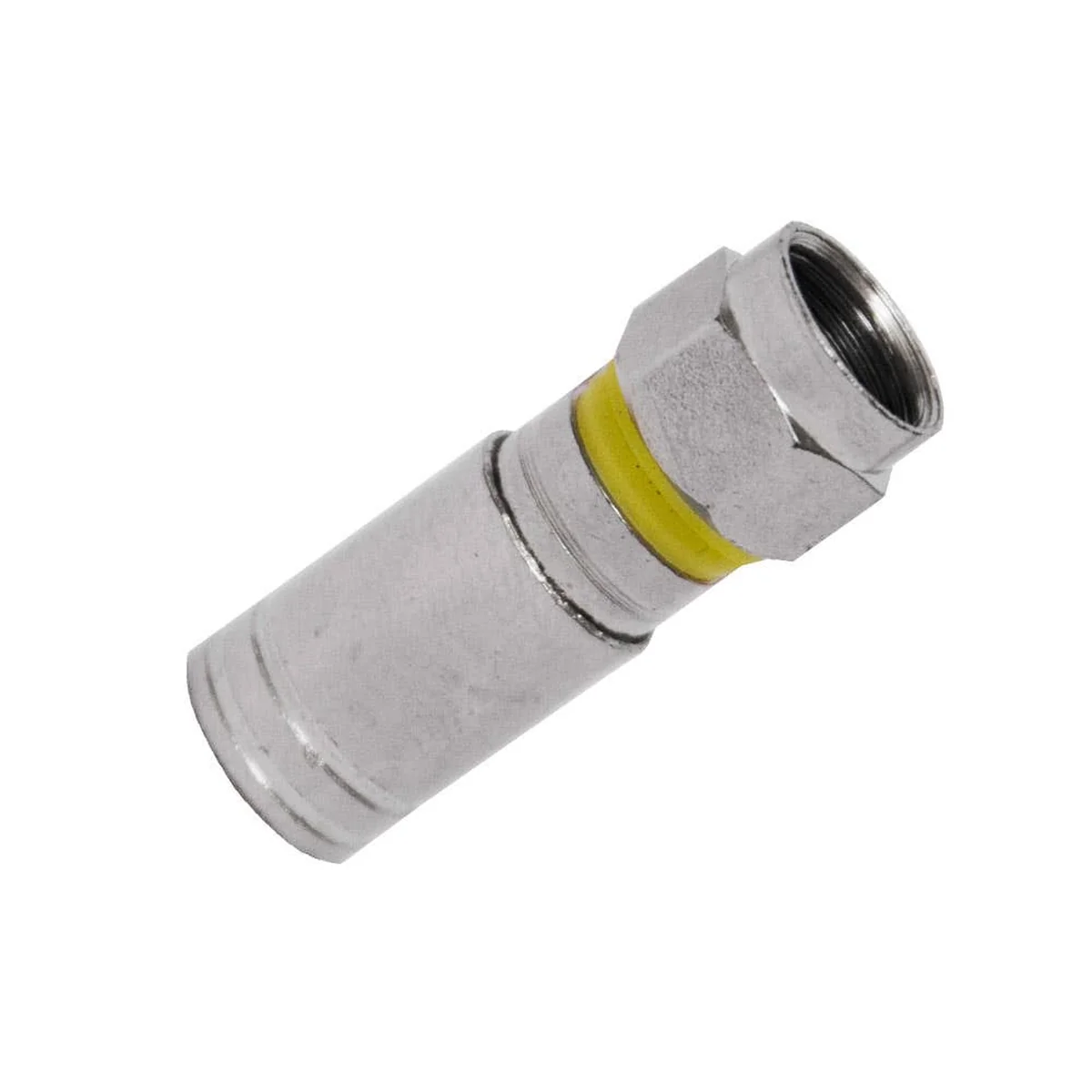 Conector F RG06 Compressão 2 Peças Kript - imagem 1