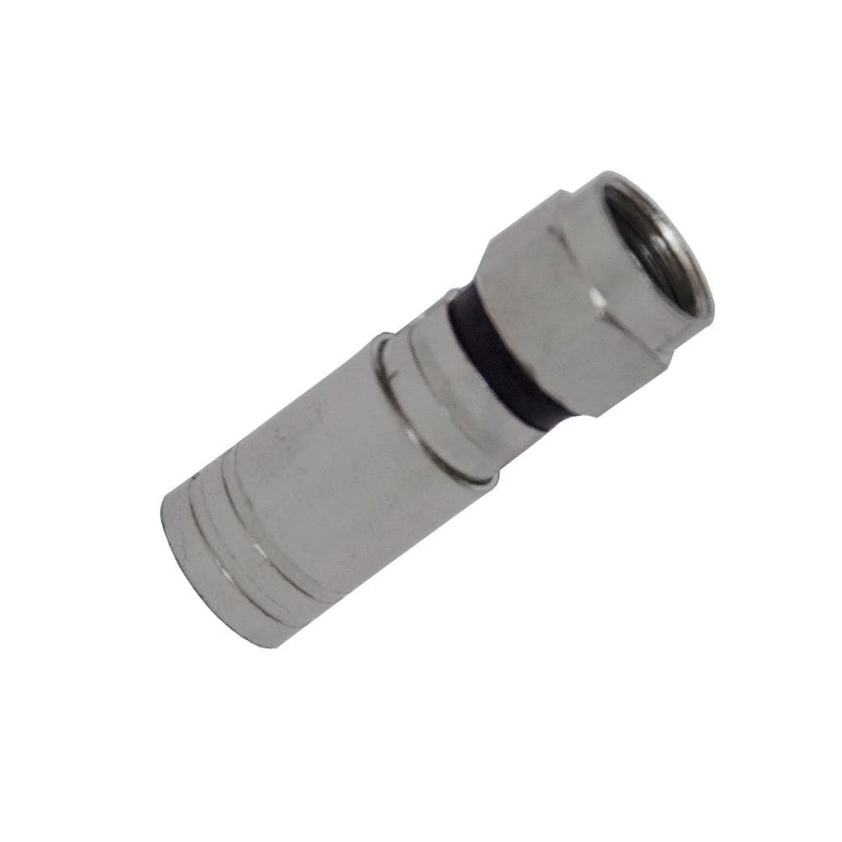 Conector F RG59 Compressão 2 Peças Kript - imagem 1