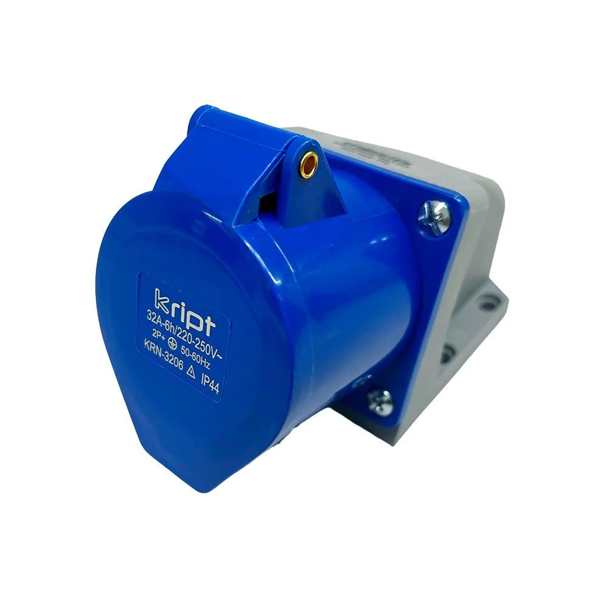 Tomada Sobrepor 2P+T 32A 6 Horas 220/250V KRN-3206 Kript - imagem 1