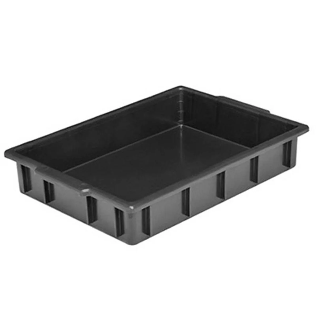 Caixa Plástica Organizadora 7L até 5Kg Preta - imagem 1
