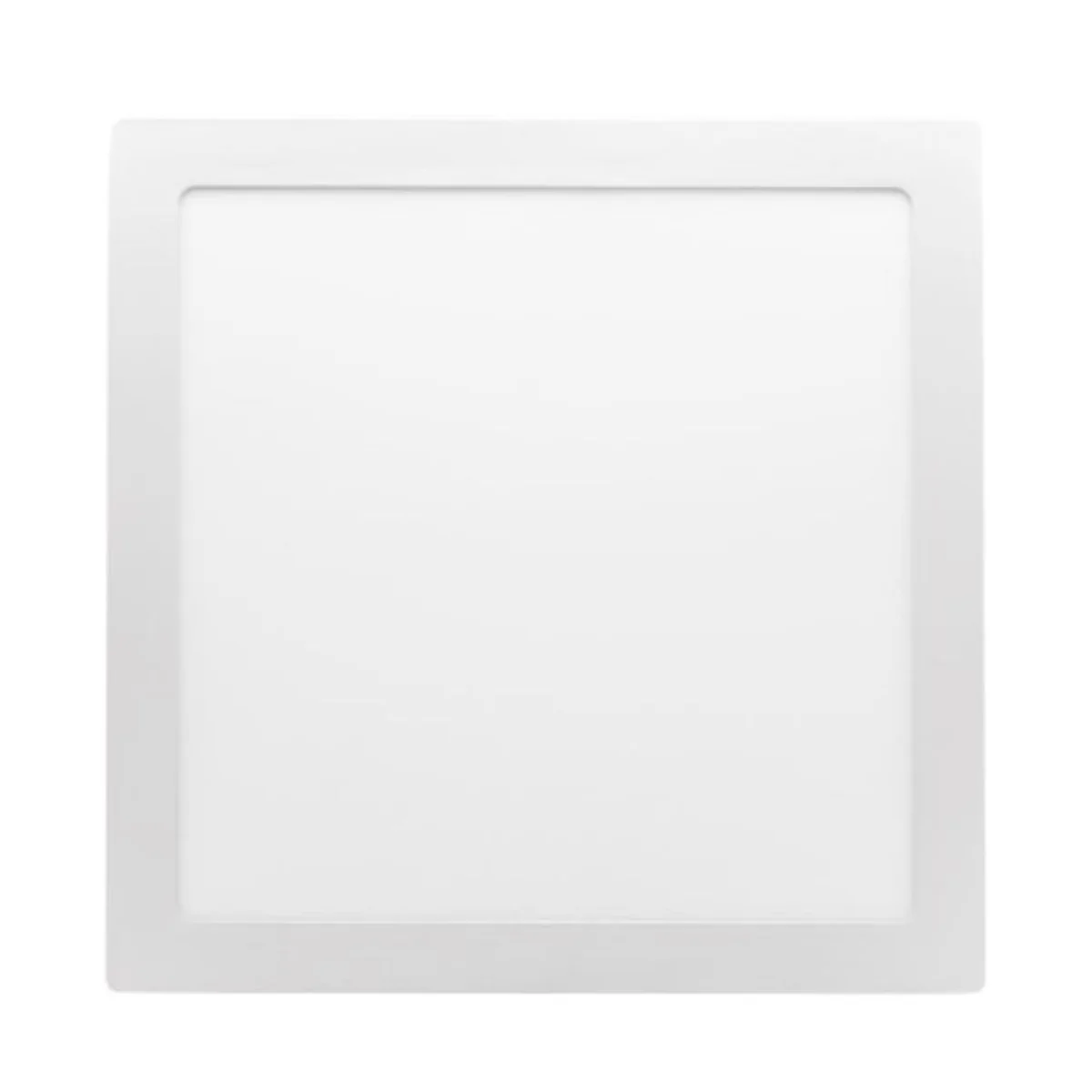 Painel LED de Embutir Slim Quadrado Luz Amarela Bivolt LedBee - imagem 1