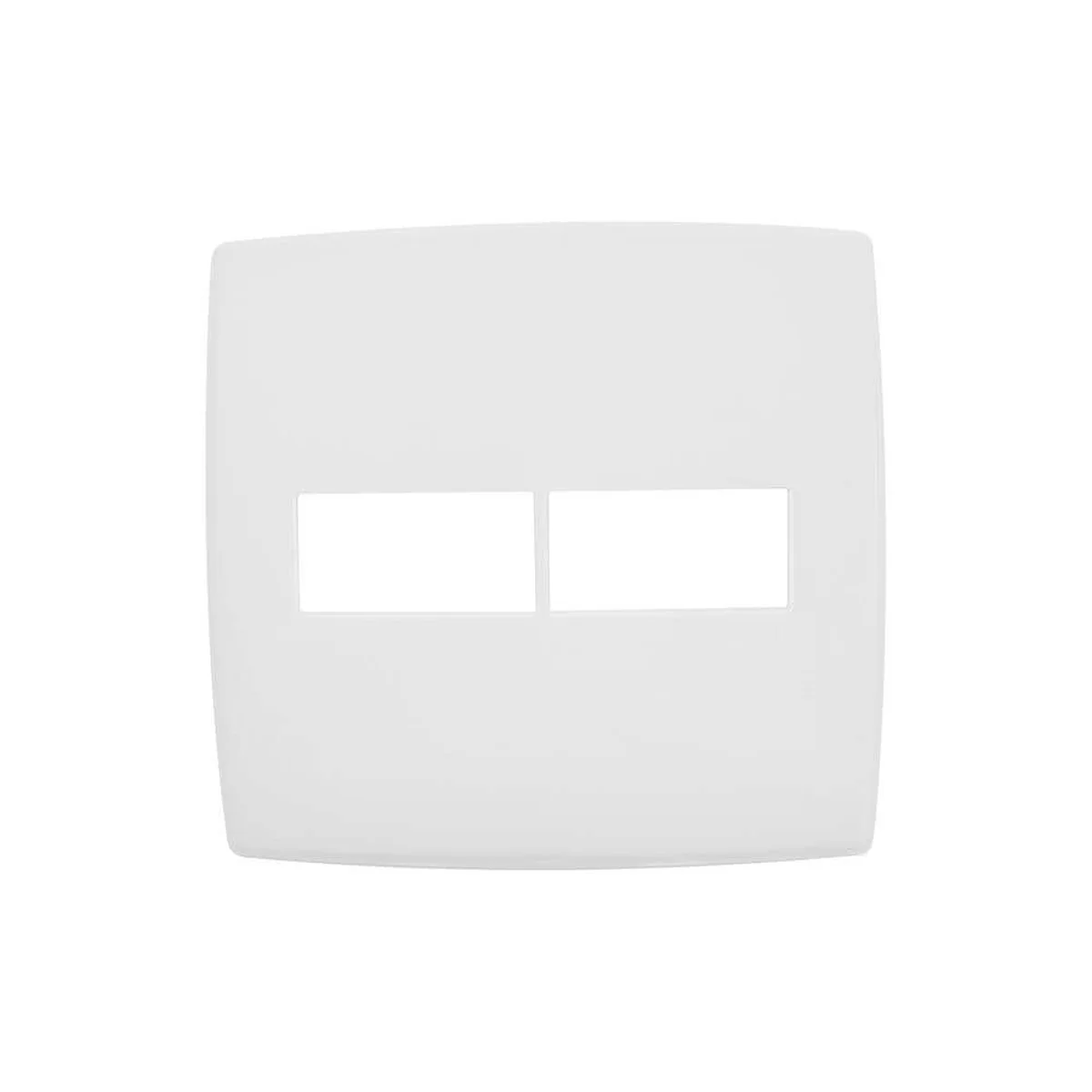 Placa 4x4" branco 1Seção+1Seção Pialplus 618511 Legrand - imagem 1