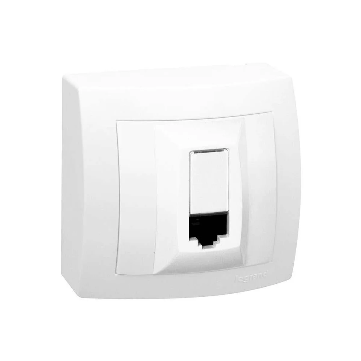 Tomada RJ45 CAT.5E 8 Fios Branca Pial Sistema X 675018 Legrand - imagem 1