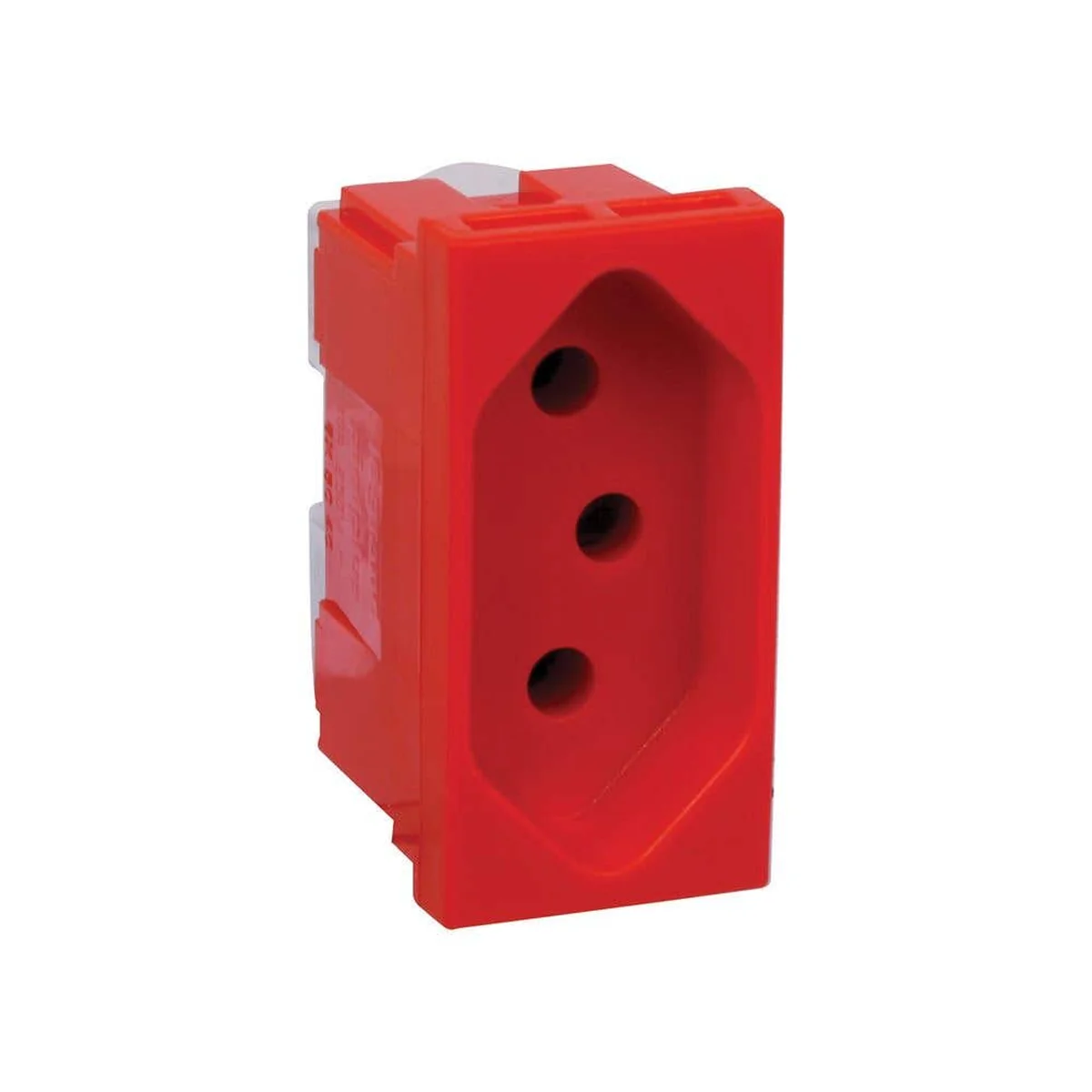Módulo Tomada 2P+T 20A Vermelha Pialplus 615079 Legrand - imagem 1