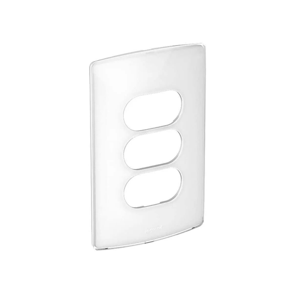 Placa 2x4" Sugar Gloss 3Seções Separadas Nereya 663263 Legrand - imagem 1