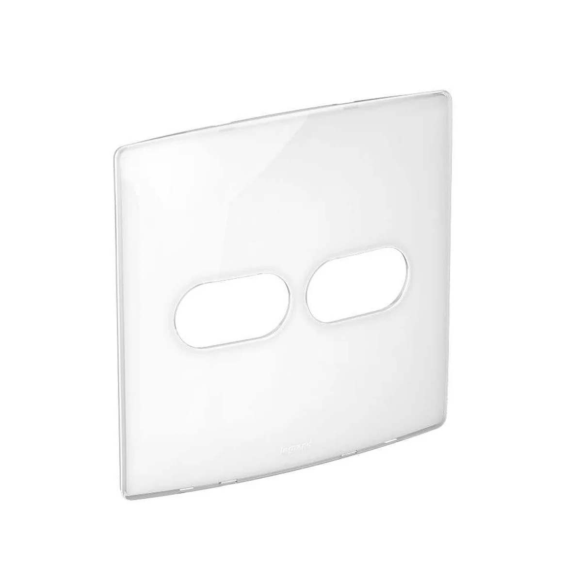 Placa 4x4" Sugar Gloss 1Seção+1Seção Nereya 663413 Legrand - imagem 1