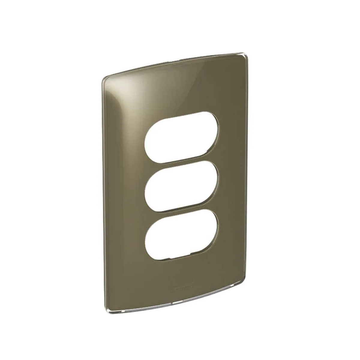 Placa 2x4" Malt Gloss 3Seções Separadas Nereya 663265 Legrand - imagem 1