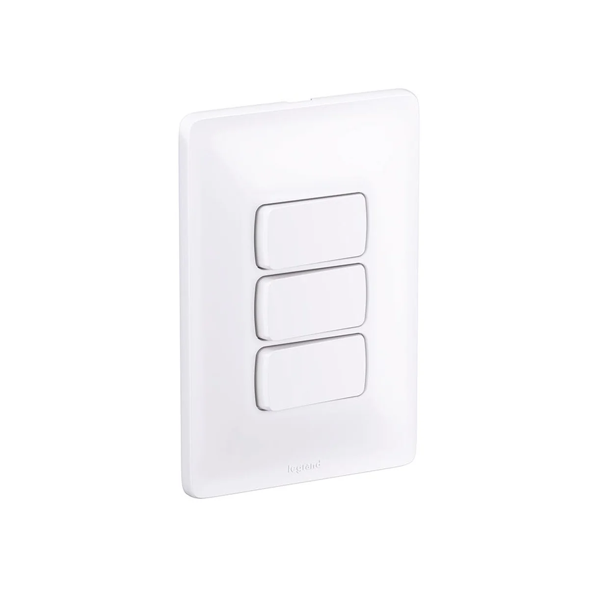 Conjunto Interruptor Triplo Simples Zeffia 680102 Legrand - imagem 1