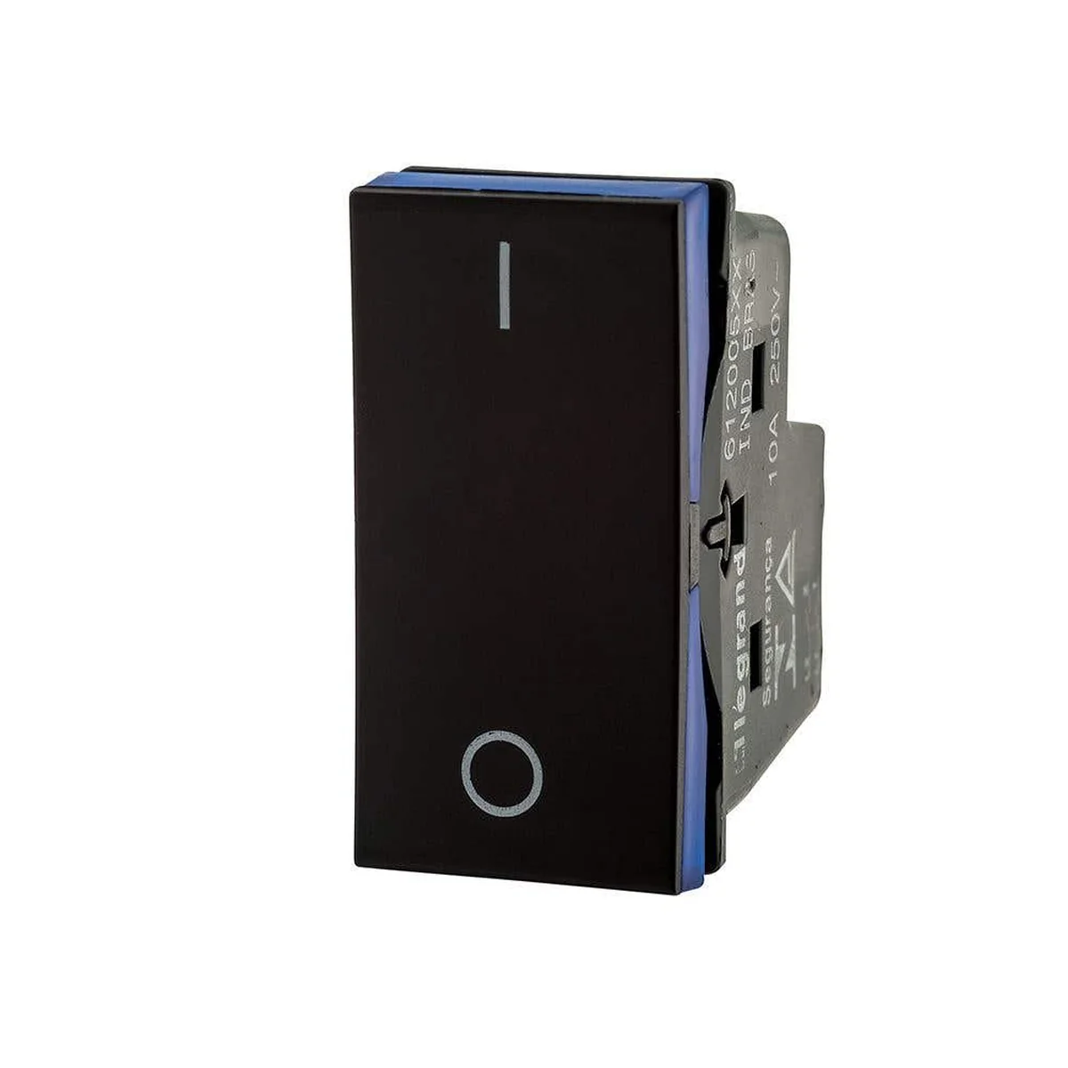 Módulo Interruptor Bipolar Preto Pialplus+ 612005PT Legrand - imagem 1