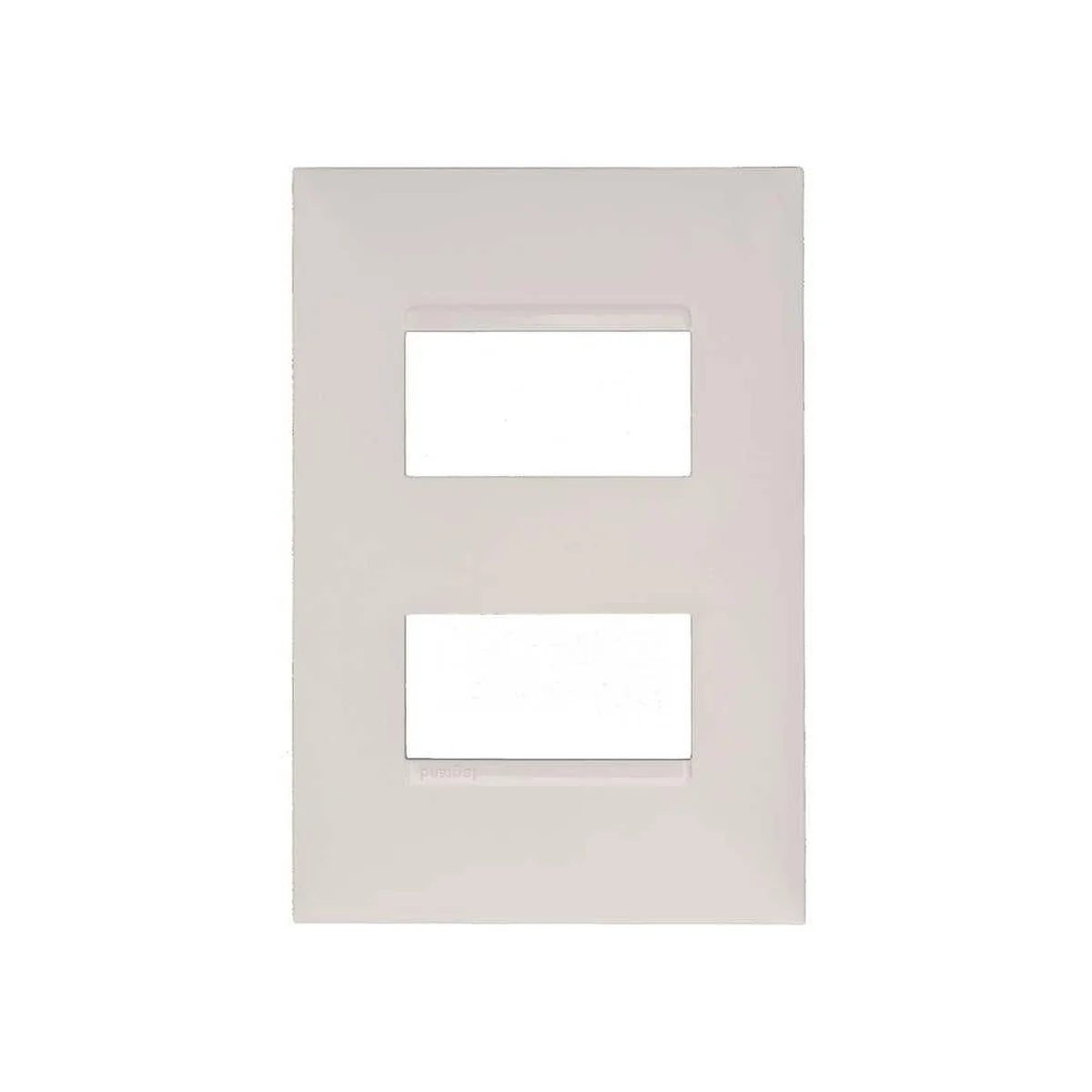Placa 2x4" branco 2Seções Separadas Pialplus+ 618506BC Legrand - imagem 1