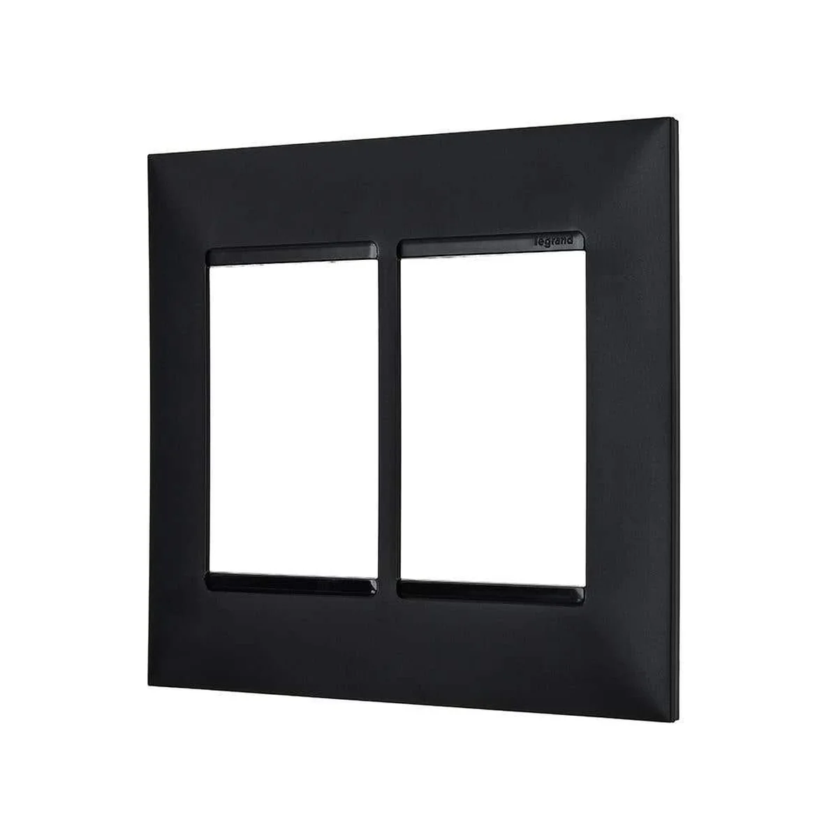Placa 4x4" Preto 3Seções+3Seções Pialplus+ 618516PT Legrand - imagem 1
