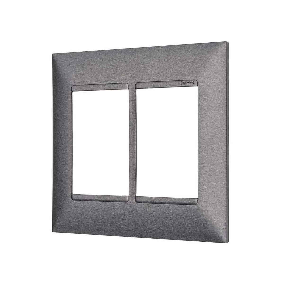 Placa 4x4" Alumínio 3Seções+3Seções Pialplus+ 618516AL Legrand - imagem 1
