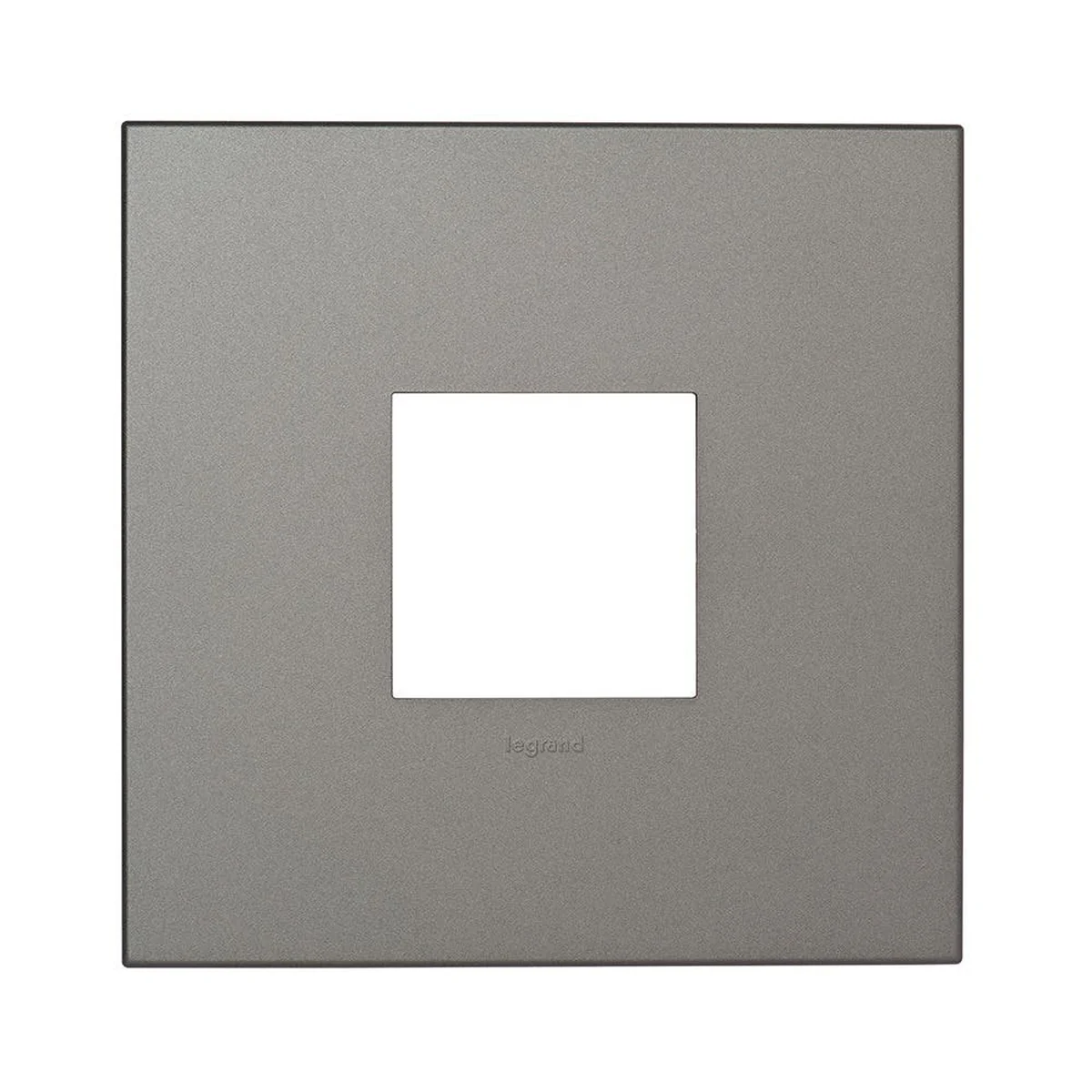 Placa Arteor Magnésio 4X4 Para 2 Módulos 571496B Legrand - imagem 1