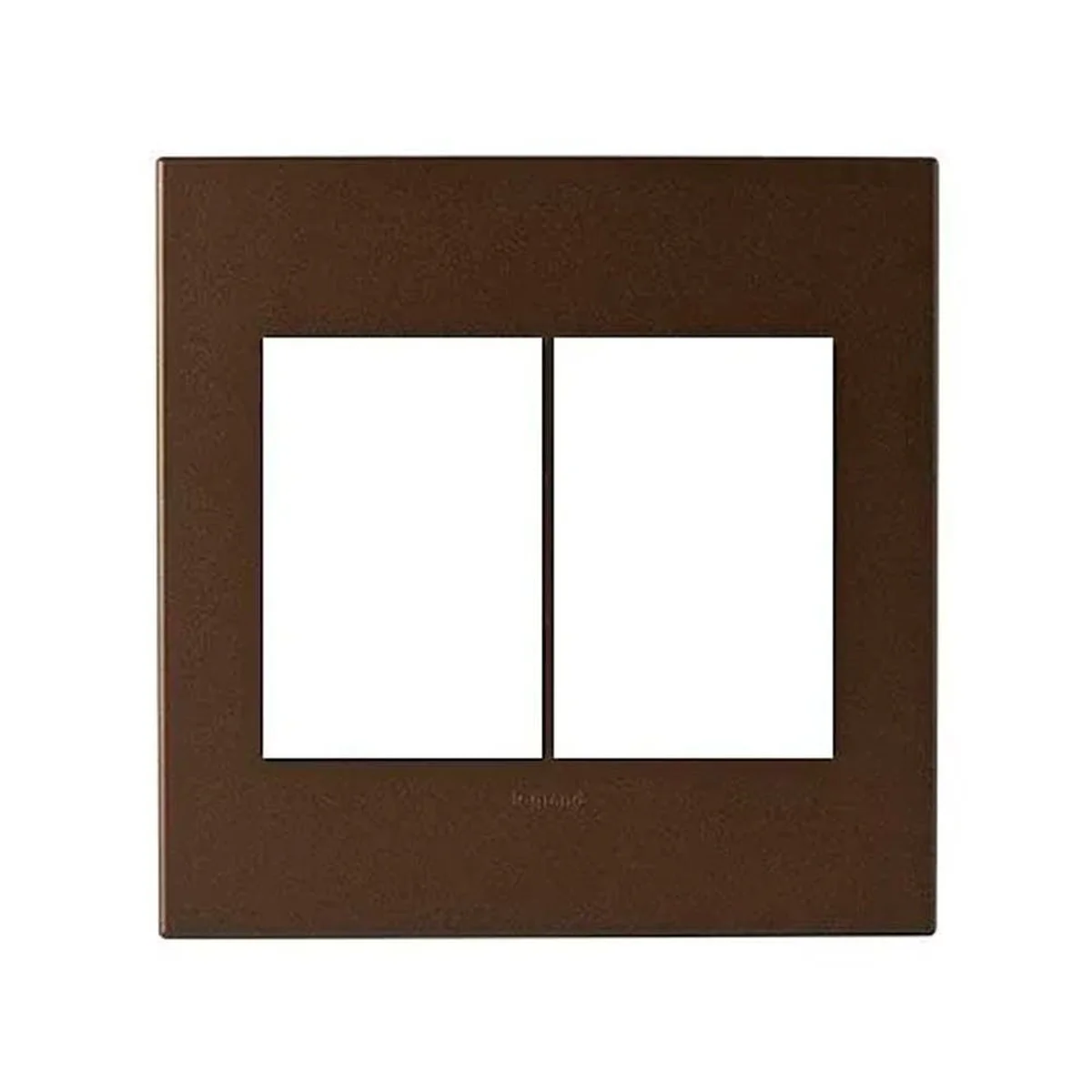 Placa Arteor 4X4 Dark Bronze Para 3+3 Módulos 571518B Legrand - imagem 1