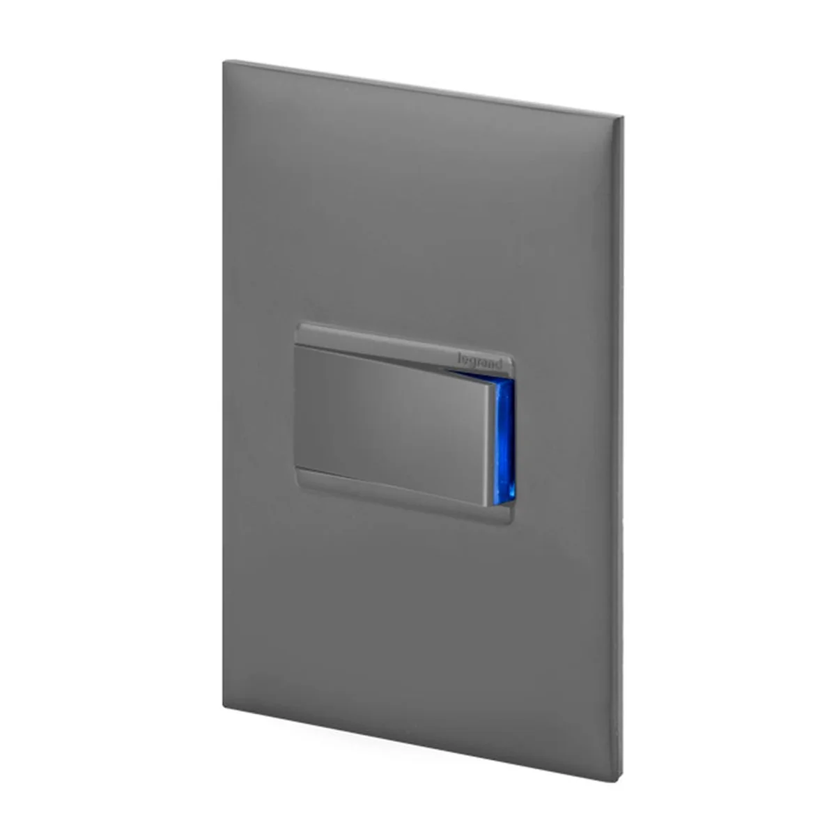 Conjunto Interruptor Simples Cinza Pialplus+ 611110CZ Legrand - imagem 1