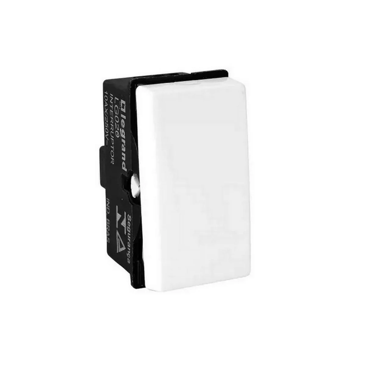 Módulo Interruptor Simples Branco Pial POP LG010 Legrand - imagem 1