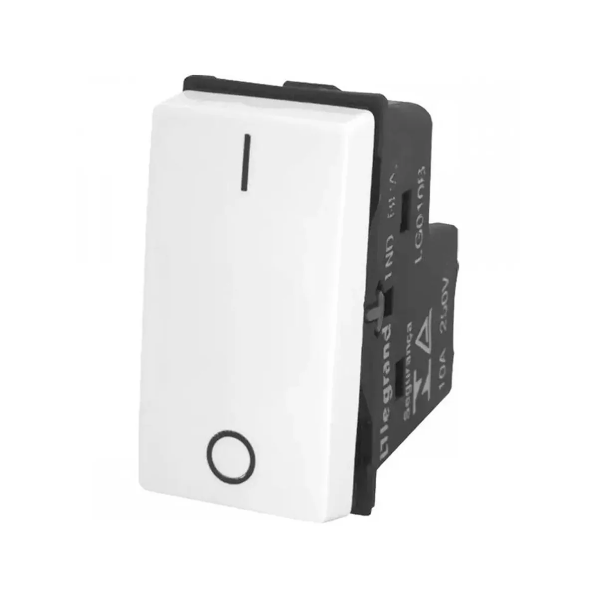 Módulo Interruptor Bipolar Branco Pial POP LG010B Legrand - imagem 1